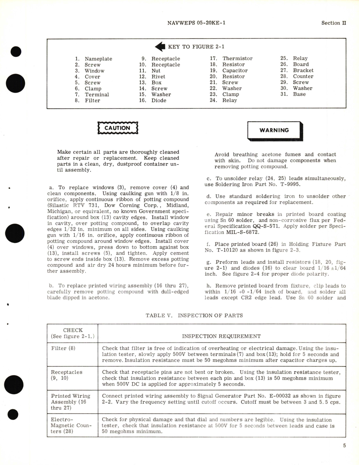 Sample page 9 from AirCorps Library document: Overhaul for Counting Accelerometer Indicator Part No. 2231B1, 2331B2 