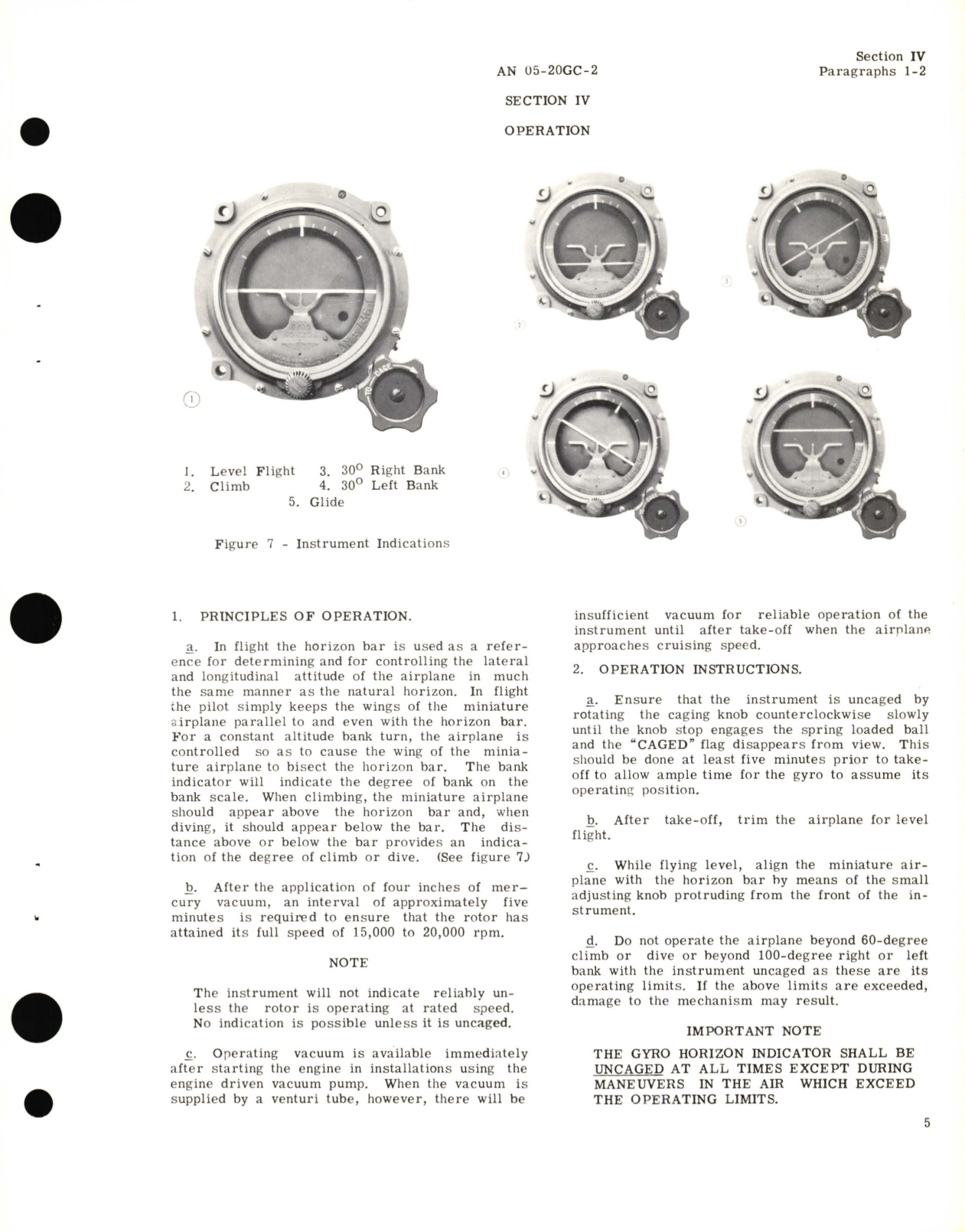 Sample page 9 from AirCorps Library document: Operation, Service, and Overhaul Instructions with Parts Catalog  for Type AN 5736-1  F.S.C. No. 88-1-1350 Gyro Horizon Indicator 