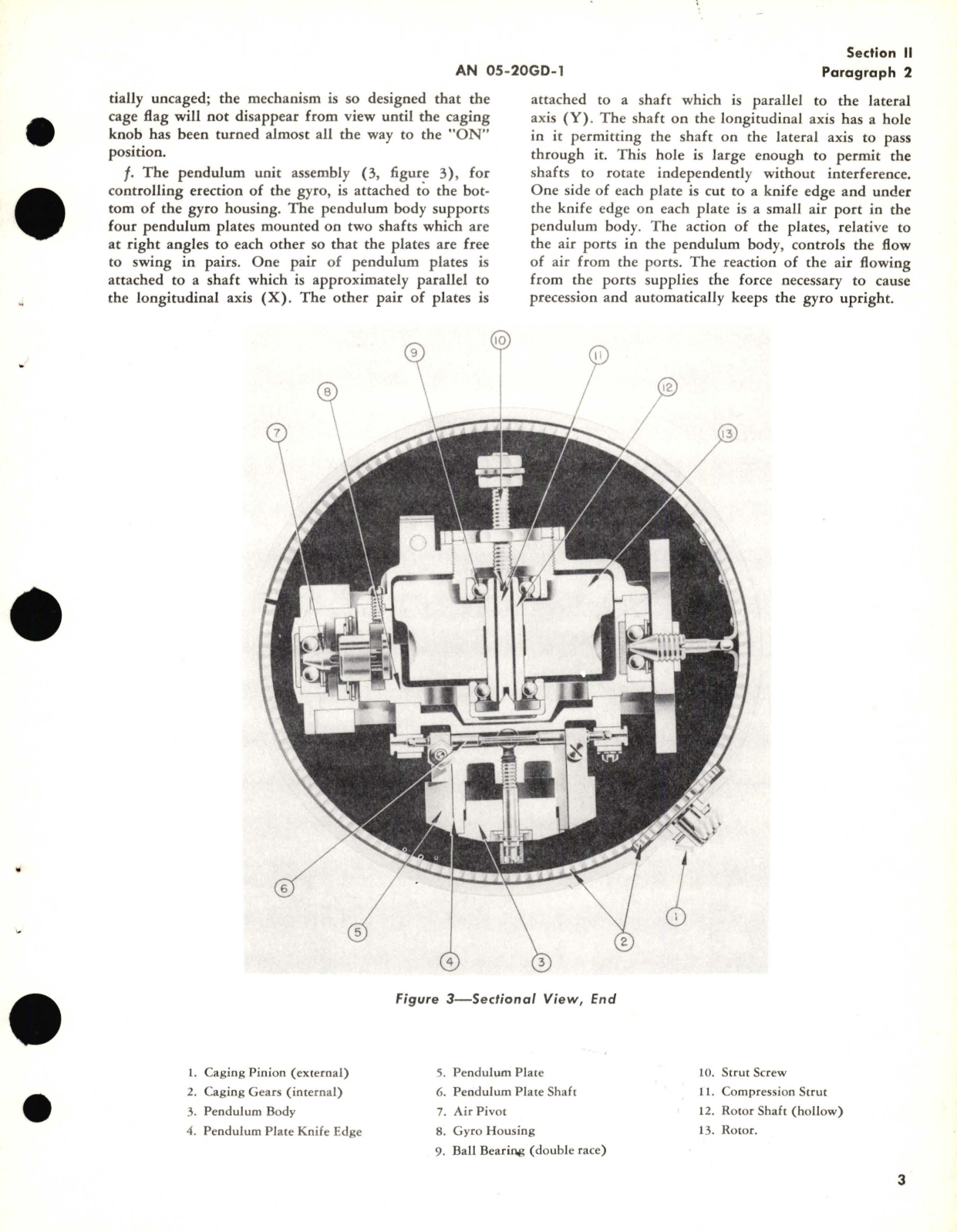 Sample page 7 from AirCorps Library document: Operation and Service Instructions for Gyro Horizon Indicators Type No. AN 5736-1, AN 5736-1A, AN 576-L1A,  Part No. 656768 