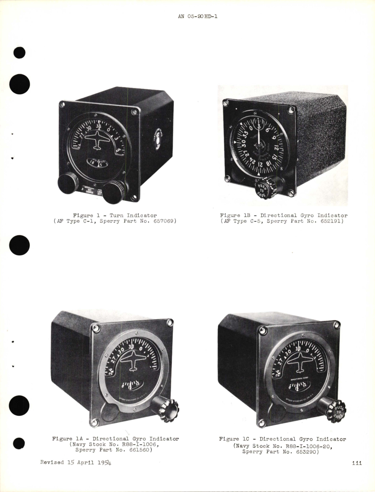 Sample page 9 from AirCorps Library document: Operation, Service and Overhaul Instructions with Parts Catalog for Directional Gyro Indicators type, C-1, C-5, C-5C, Part No. 657069, 661560, 652191, 653290, 674174, 674090