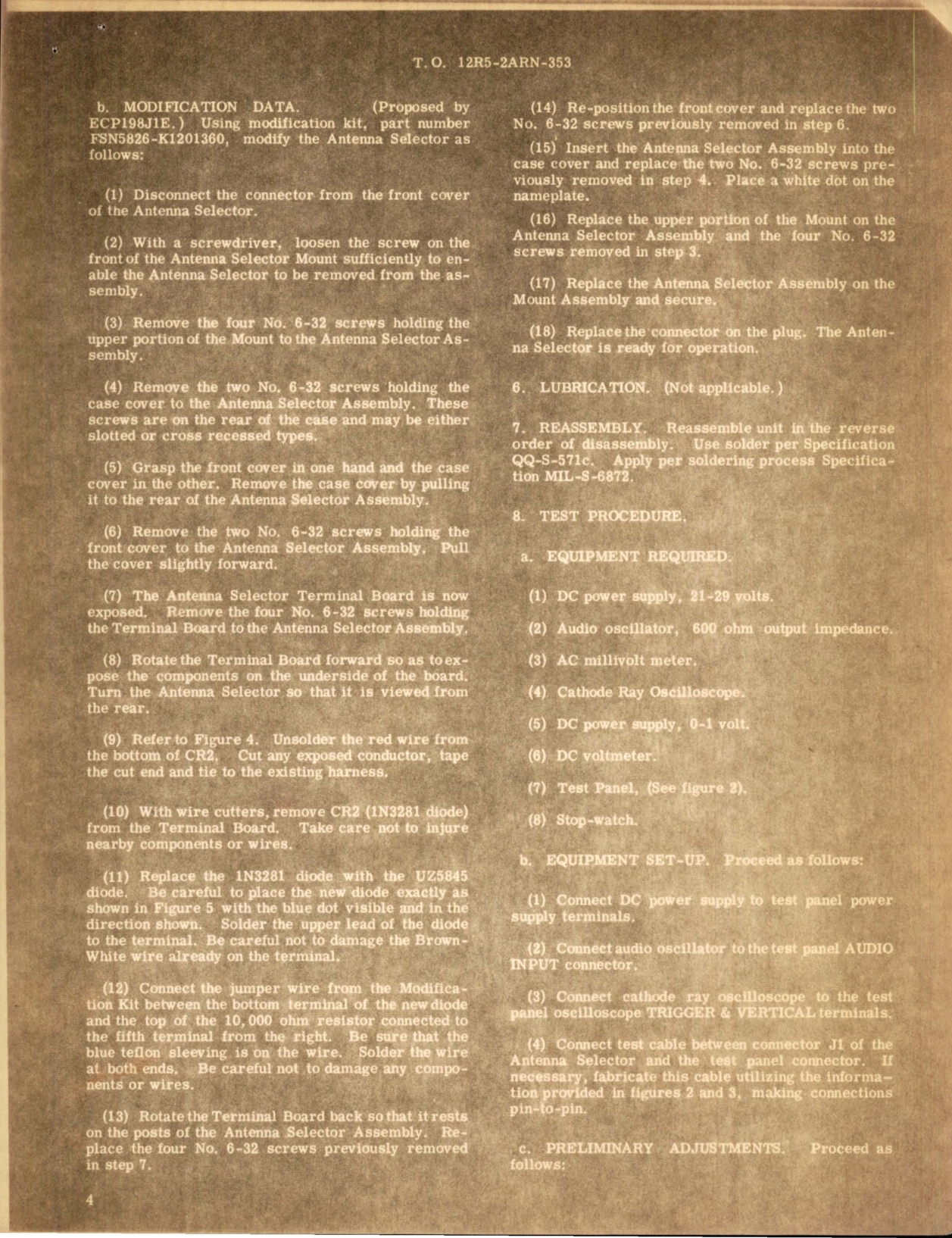 Sample page 7 from AirCorps Library document: Overhaul Instructions with Parts Breakdown for Antenna Sector C-6423/ARN Part No. 198-4600 