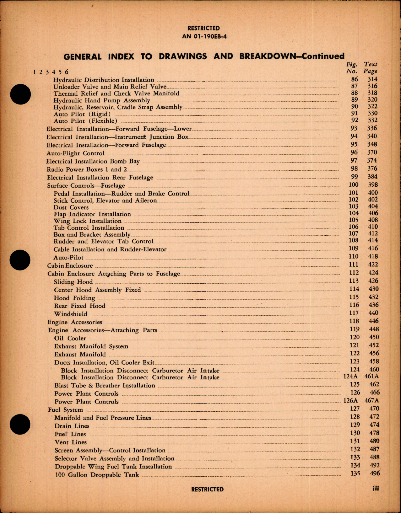 Sample page 5 from AirCorps Library document: Parts Catalog for Navy Model TBM-3