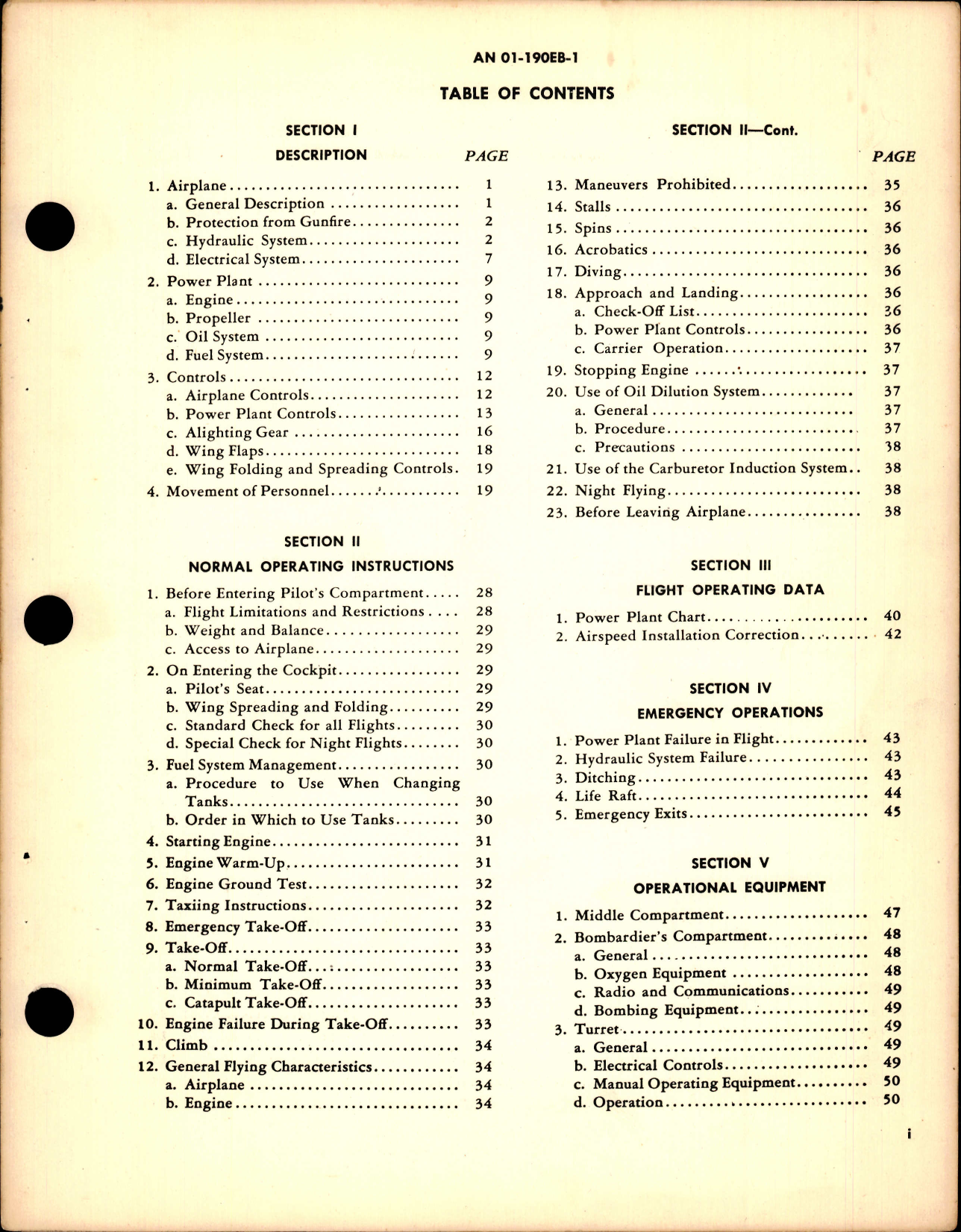 Sample page 5 from AirCorps Library document: Supplementary Operating Instructions for TBM-3