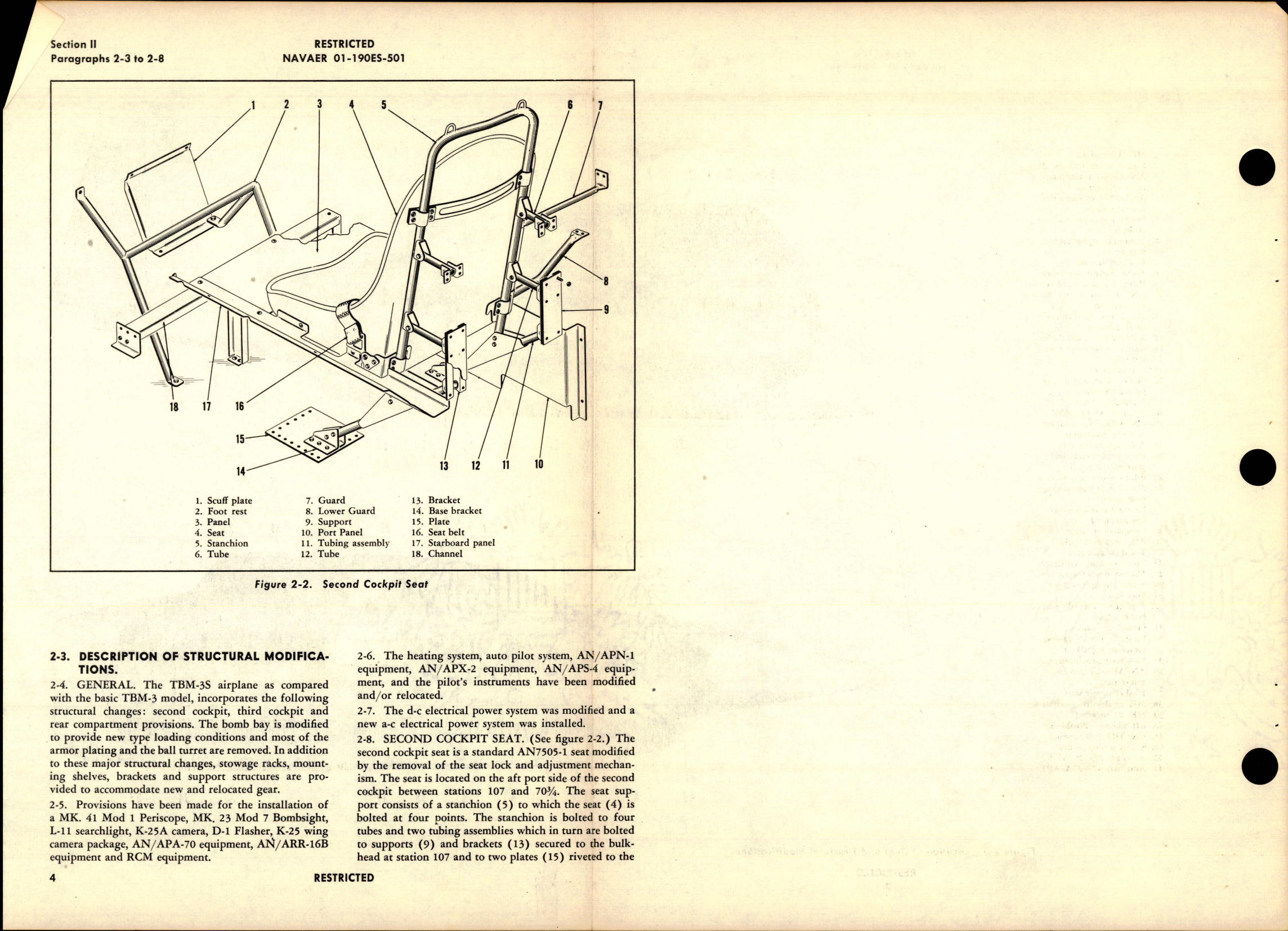 Sample page 8 from AirCorps Library document: Instructions with Parts Catalog for TBM-3S