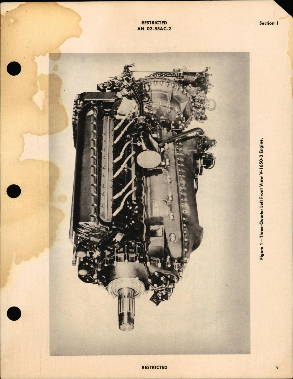 Sample page 7 from AirCorps Library document: Service Instructions for V-1650-3, -7 and Merlin 68 and 69 Engines