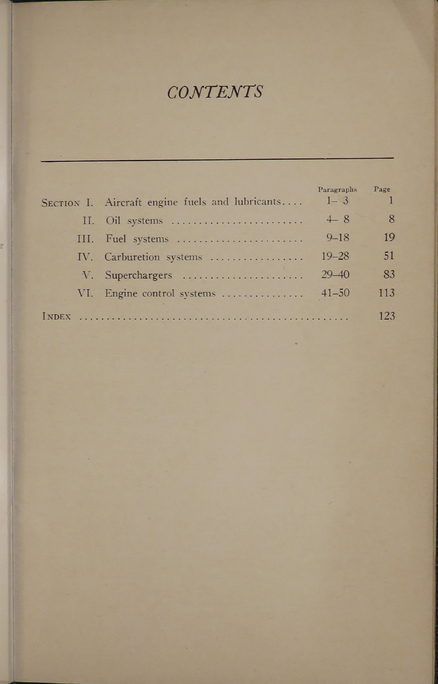 Sample page 5 from AirCorps Library document: Aircraft Induction, Fuel and Oil System