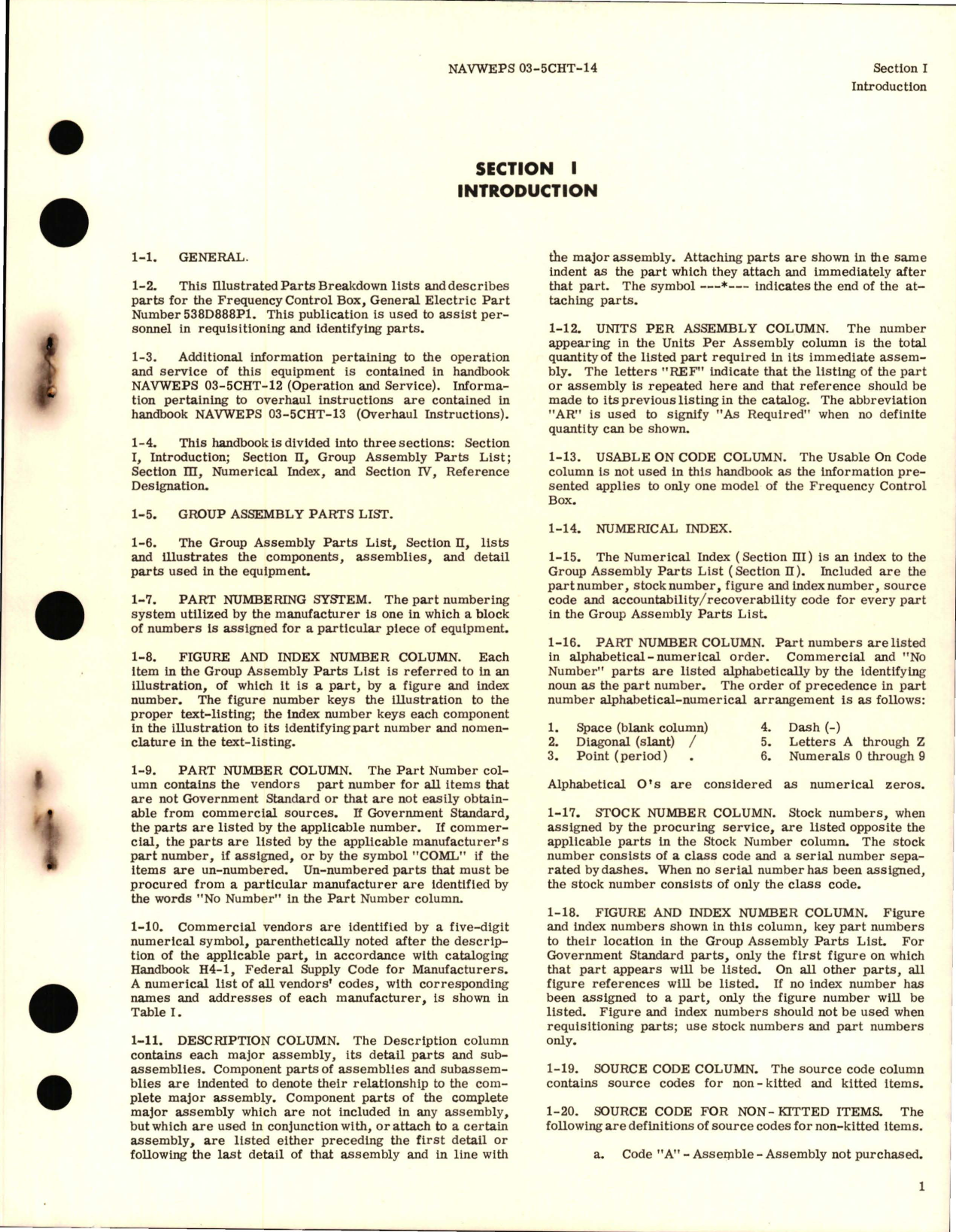 Sample page 5 from AirCorps Library document: Illustrated Parts Breakdown for Frequency Control Box 538D888P1