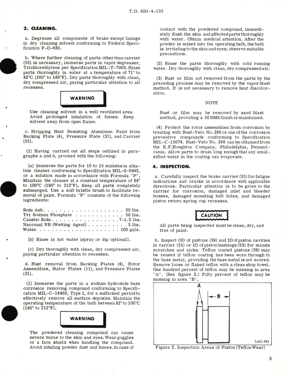 Sample page 5 from AirCorps Library document: Overhaul with Illustrated Parts Breakdown for Brake Assembly, 24 X 16 6/16 - 4 Rotor Part No. 149016M, 149016 