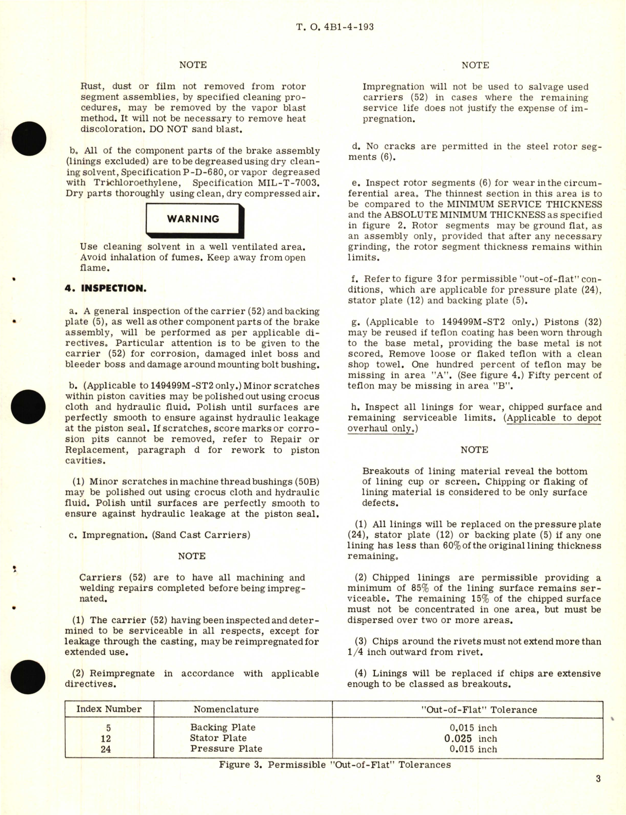 Sample page 5 from AirCorps Library document: Overhaul with Illustrated Parts Breakdown for Brake Assembly, 17 1/4  X 11 1/x - 4 Rotor Part No. 149499M, 149499