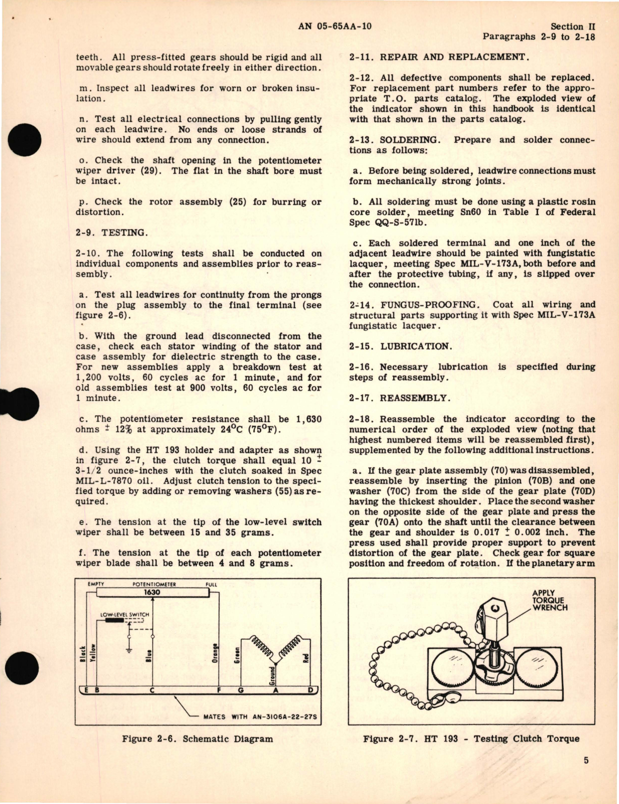 Sample page 9 from AirCorps Library document: Overhaul Instructions for Fuel or Oil Quantity Indicator Type JG7020A, JG7020C, JG7021A, JG7021C