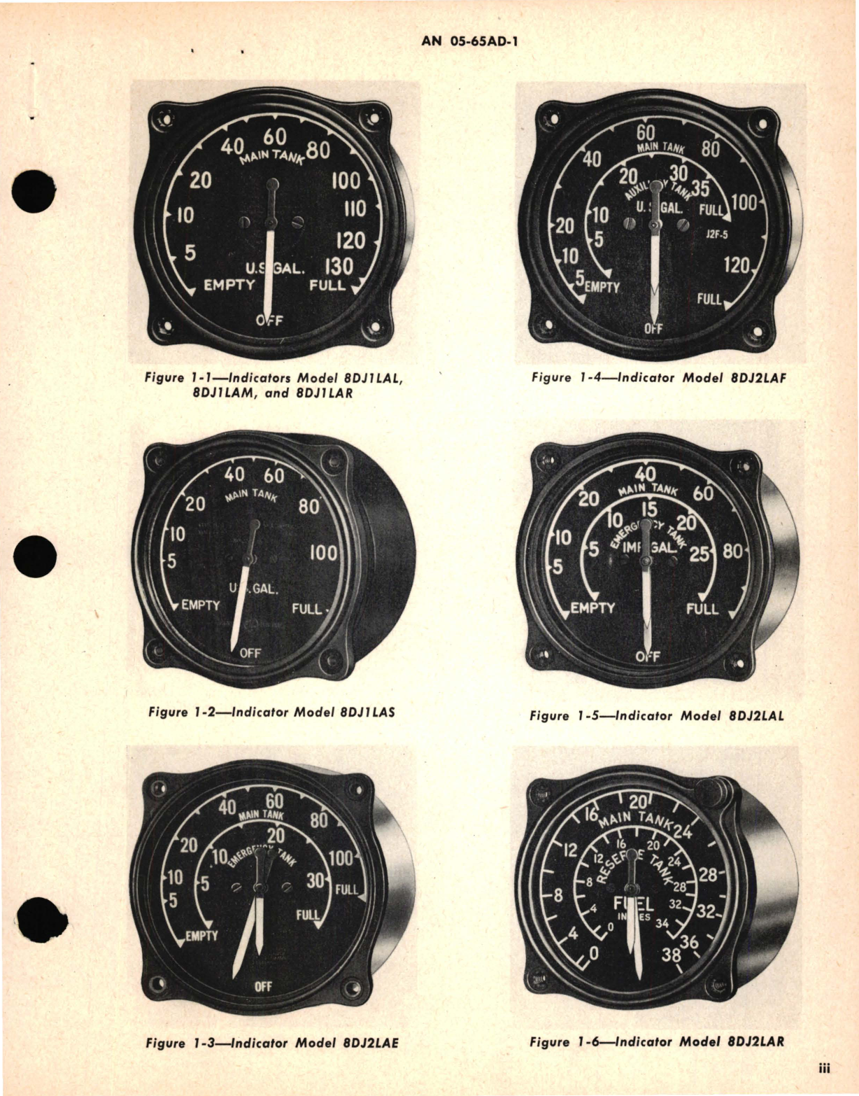 Sample page 5 from AirCorps Library document: Overhaul Instructions for D-C Selsyn Liquid Level Indicators and Transmitters 