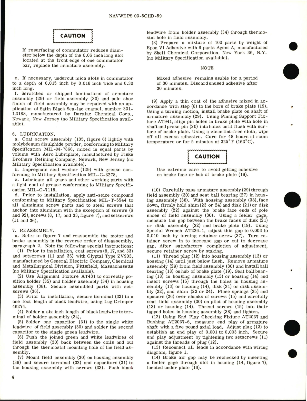 Sample page 6 from AirCorps Library document: Overhaul Instructions with Parts Breakdown for Electro-Mechanical Linear Actuator Model L16-8-1 and R1680-720-5810-XABN