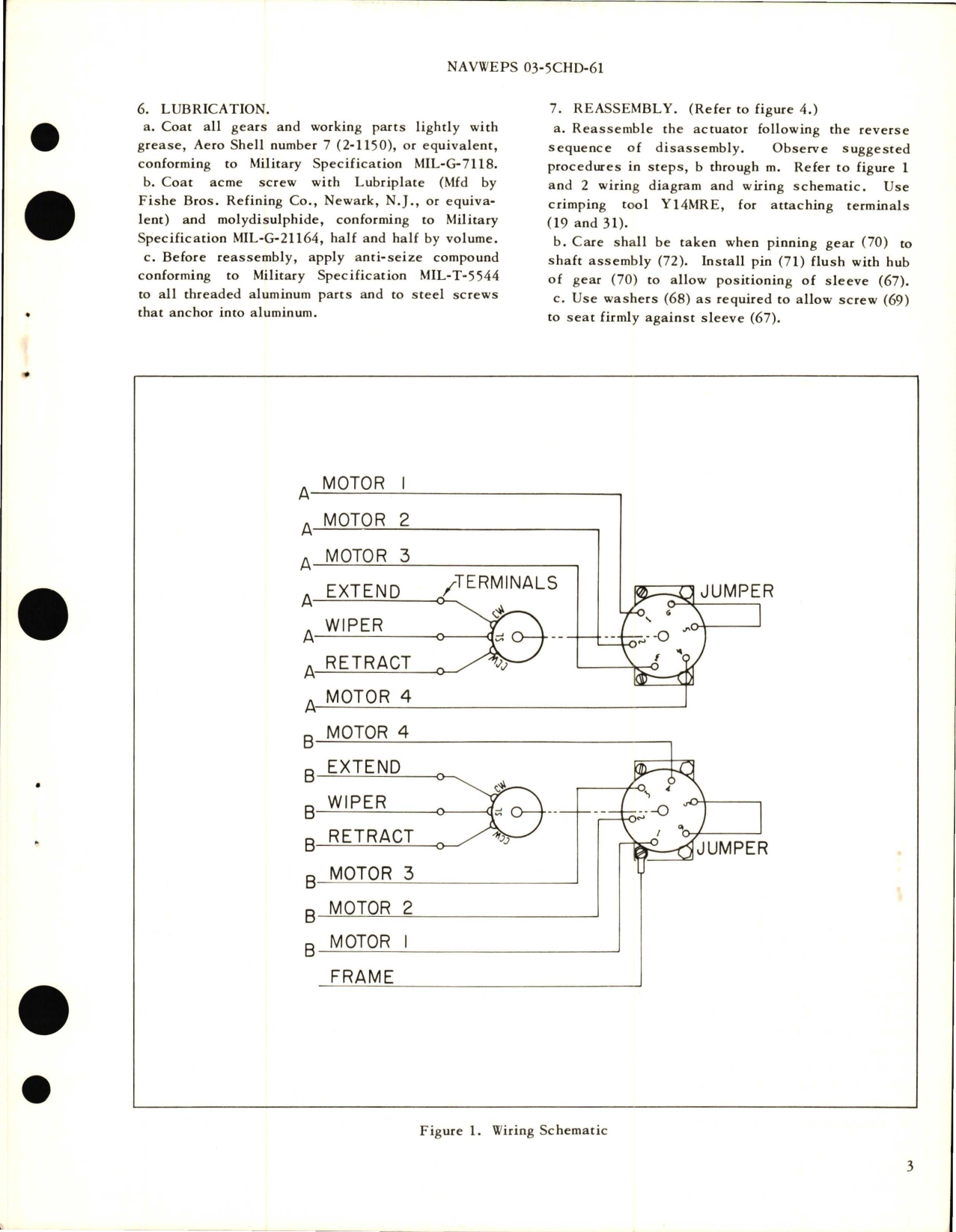 Sample page 5 from AirCorps Library document: Overhaul Instructions with Parts Breakdown for Electro-Mechanical Linear Actuator Model R-1501 and R-1501M1
