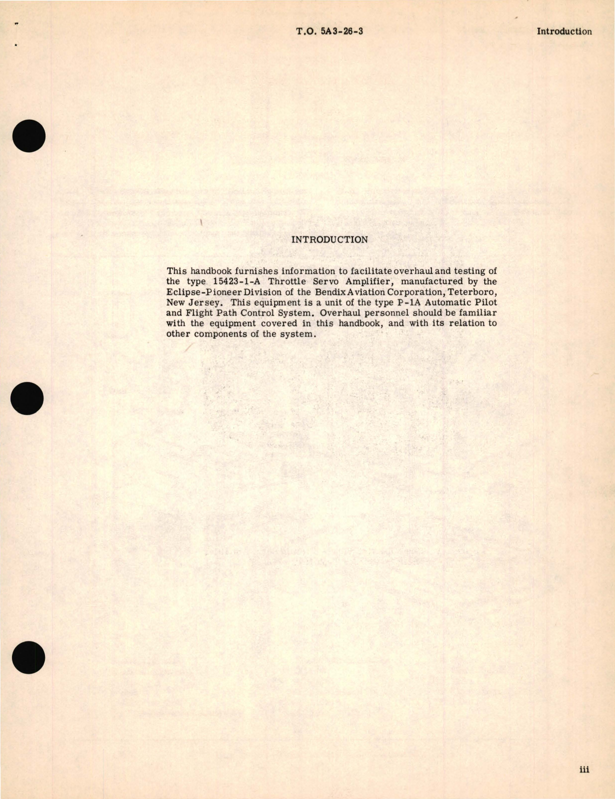 Sample page 5 from AirCorps Library document: Overhaul Instructions for Throttle Servo Amplifier Part No. 15423-1-A 