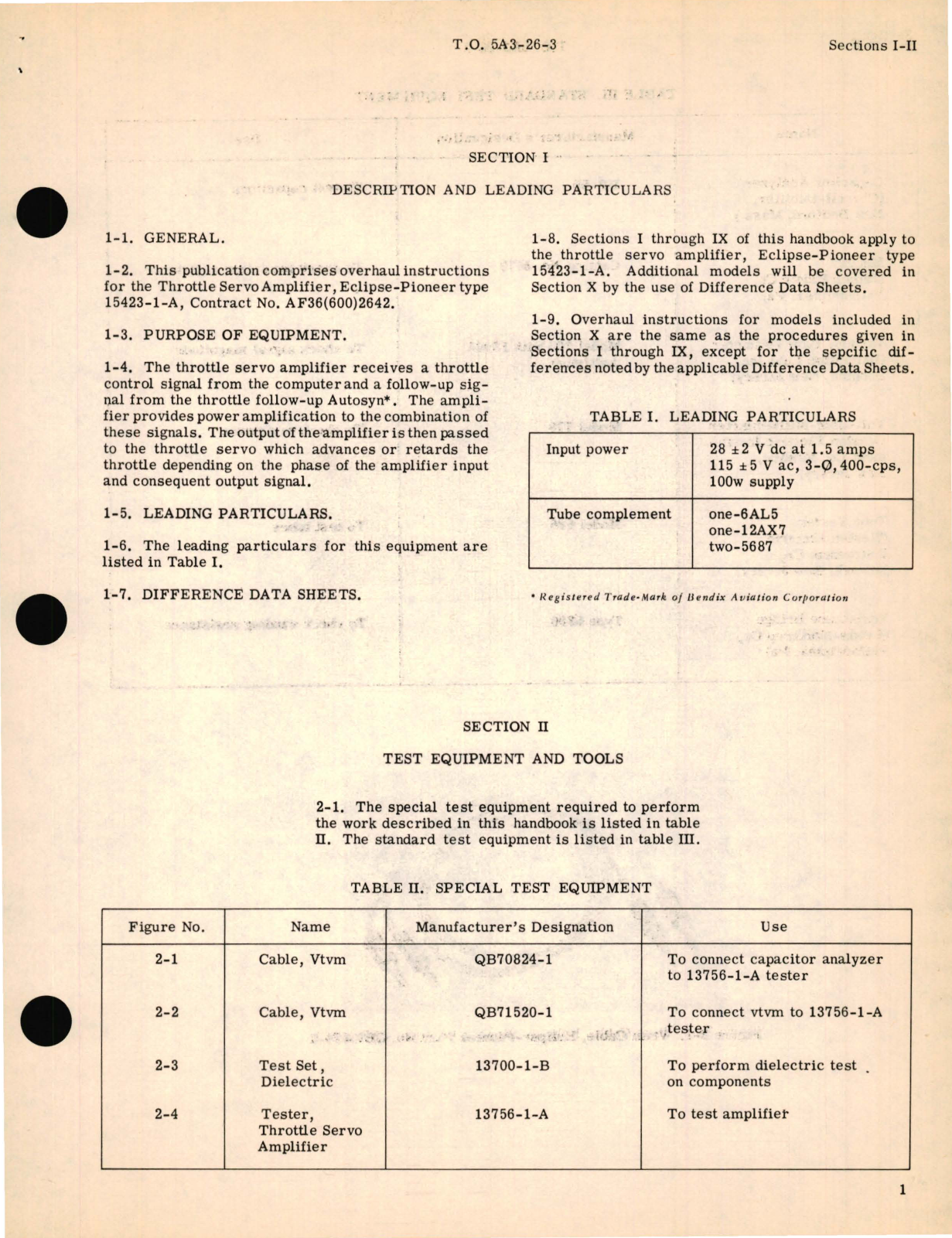 Sample page 7 from AirCorps Library document: Overhaul Instructions for Throttle Servo Amplifier Part No. 15423-1-A 