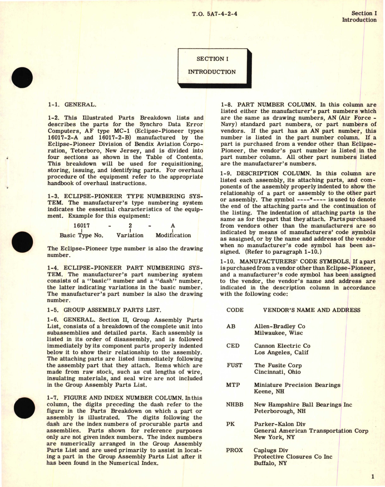 Sample page 5 from AirCorps Library document: Illustrated Parts Breakdown for Synchro Data Error Computer  Part No. 16017-2 