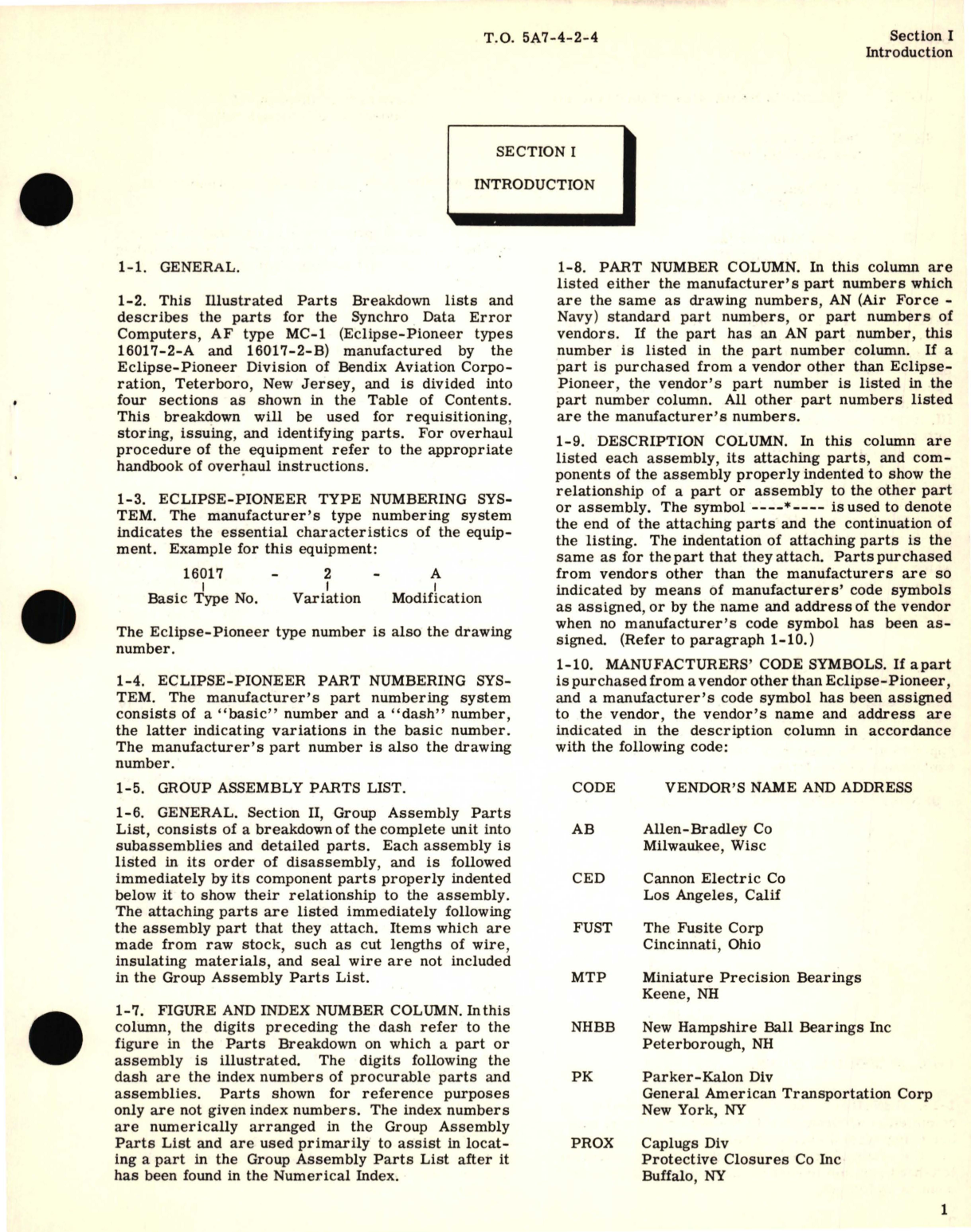 Sample page 5 from AirCorps Library document: Illustrated Parts Breakdown for Synchro Data Error Computer Part No. 16017-2