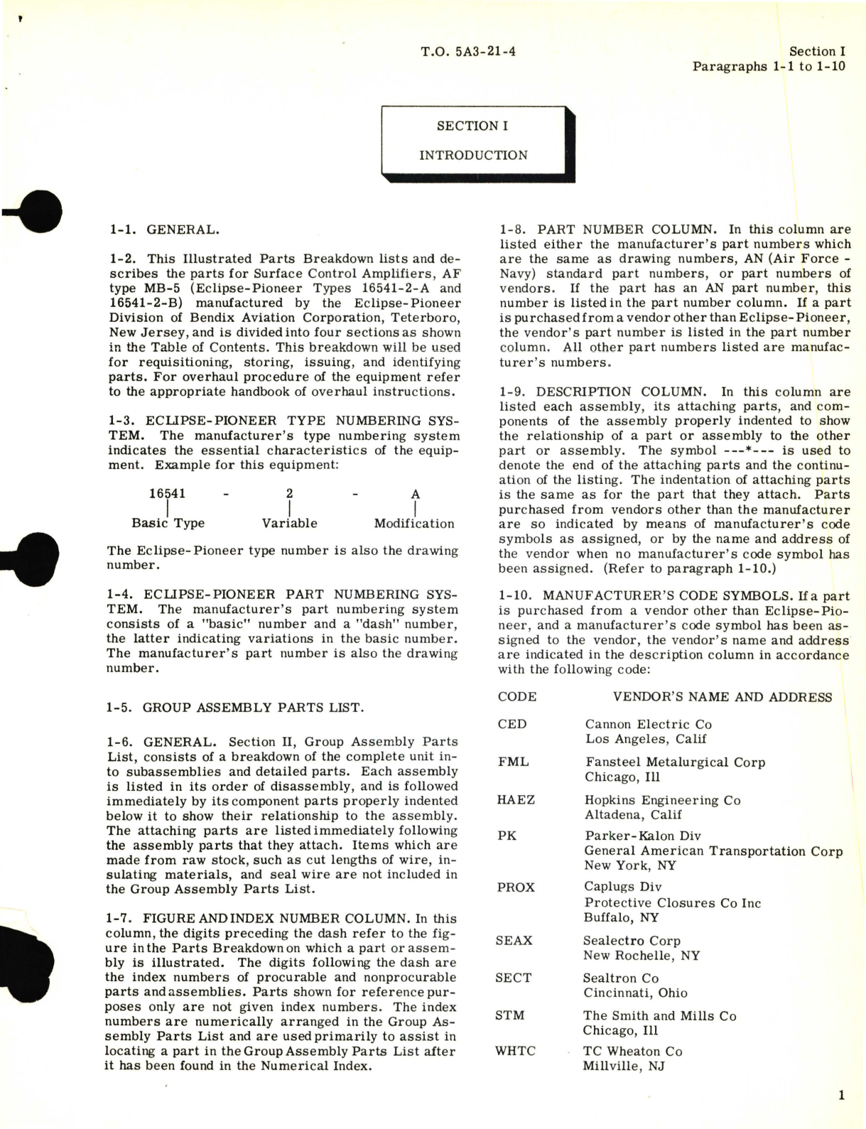 Sample page 9 from AirCorps Library document: Illustrated Parts Breakdown for Surface Control Amplifier Part No. 16541-2  AF Type MB-6 