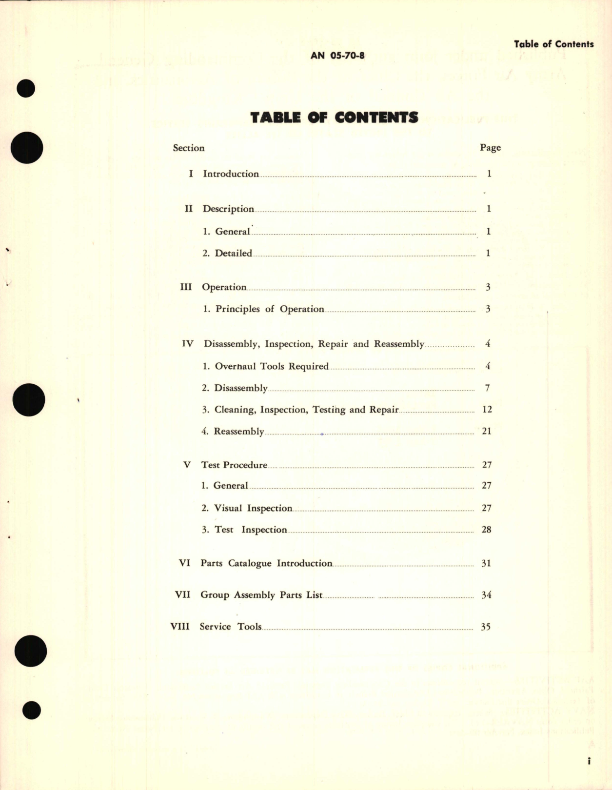 Sample page 5 from AirCorps Library document: Overhaul Instructions with Parts Catalog for Manifold Pressure Gage Mark 9 Type No. 788K-02 