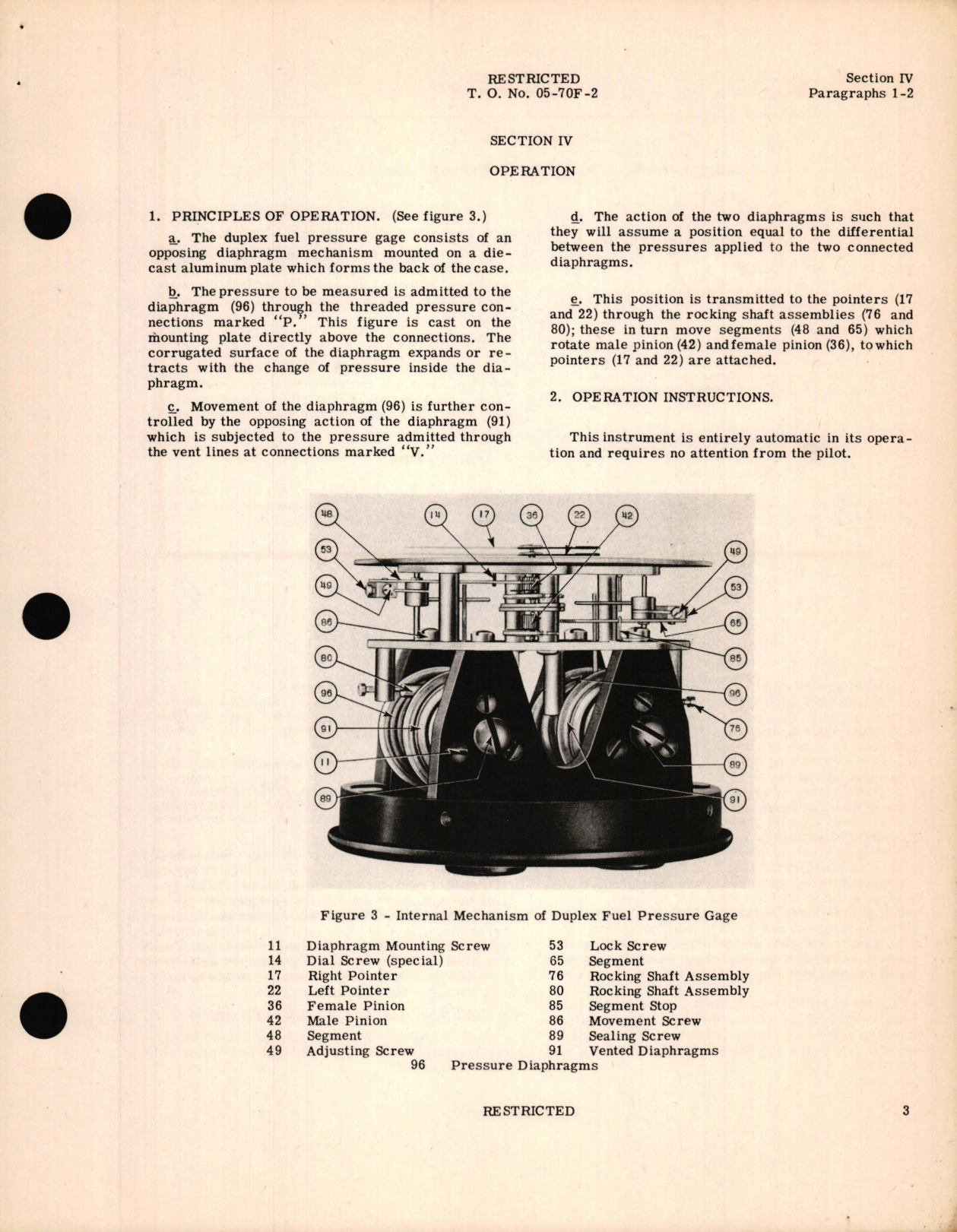 Sample page 9 from AirCorps Library document: Instructions with Parts Catalog for Type AN 5772-1 Dual Fuel Pressure Gage 