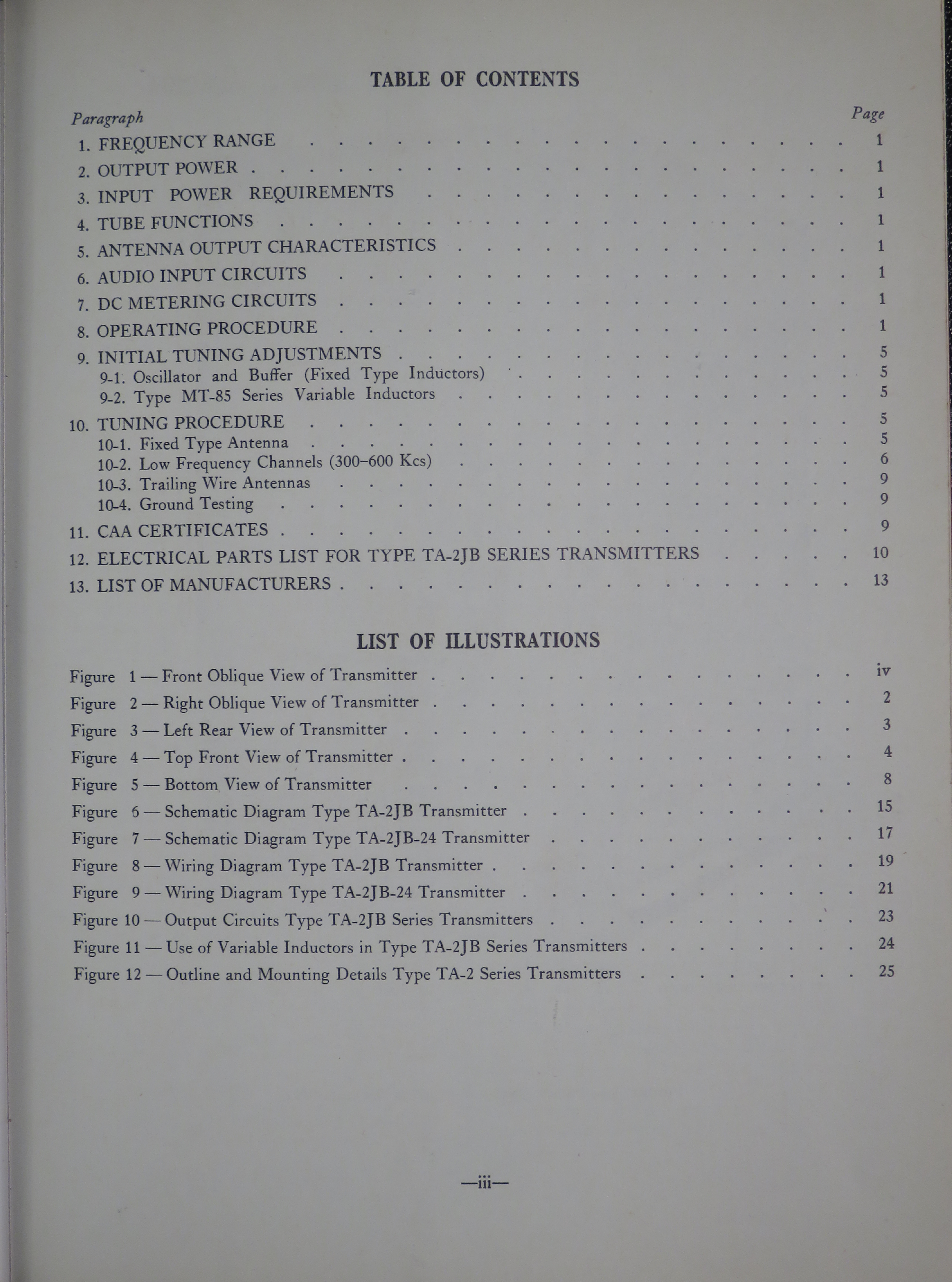 Sample page 5 from AirCorps Library document: Instruction Book for Model TA-2JB and TA-2JB-24 Series Aircraft Transmitters