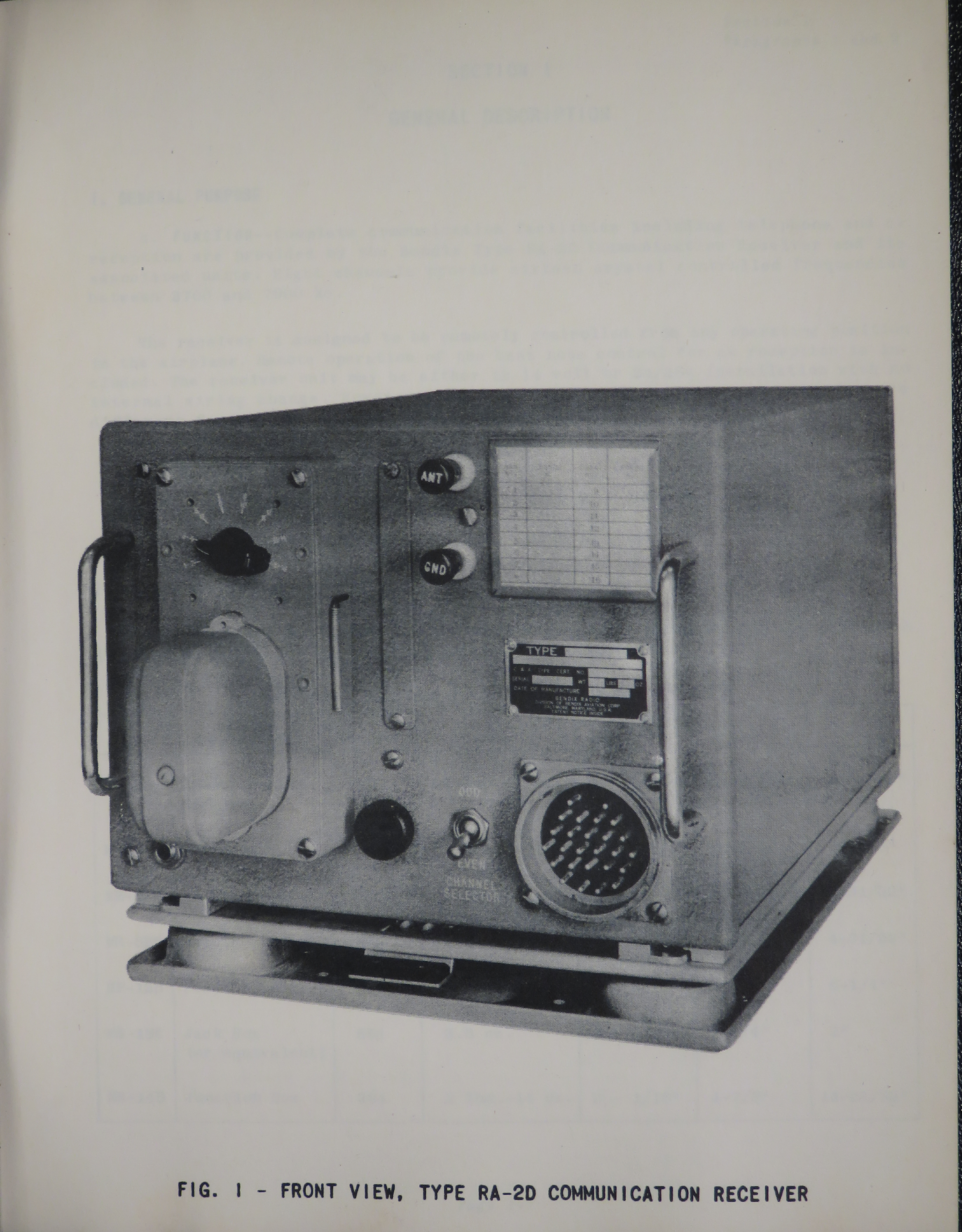 Sample page 7 from AirCorps Library document: Instruction Book for Type RA-2D Communication Receiver