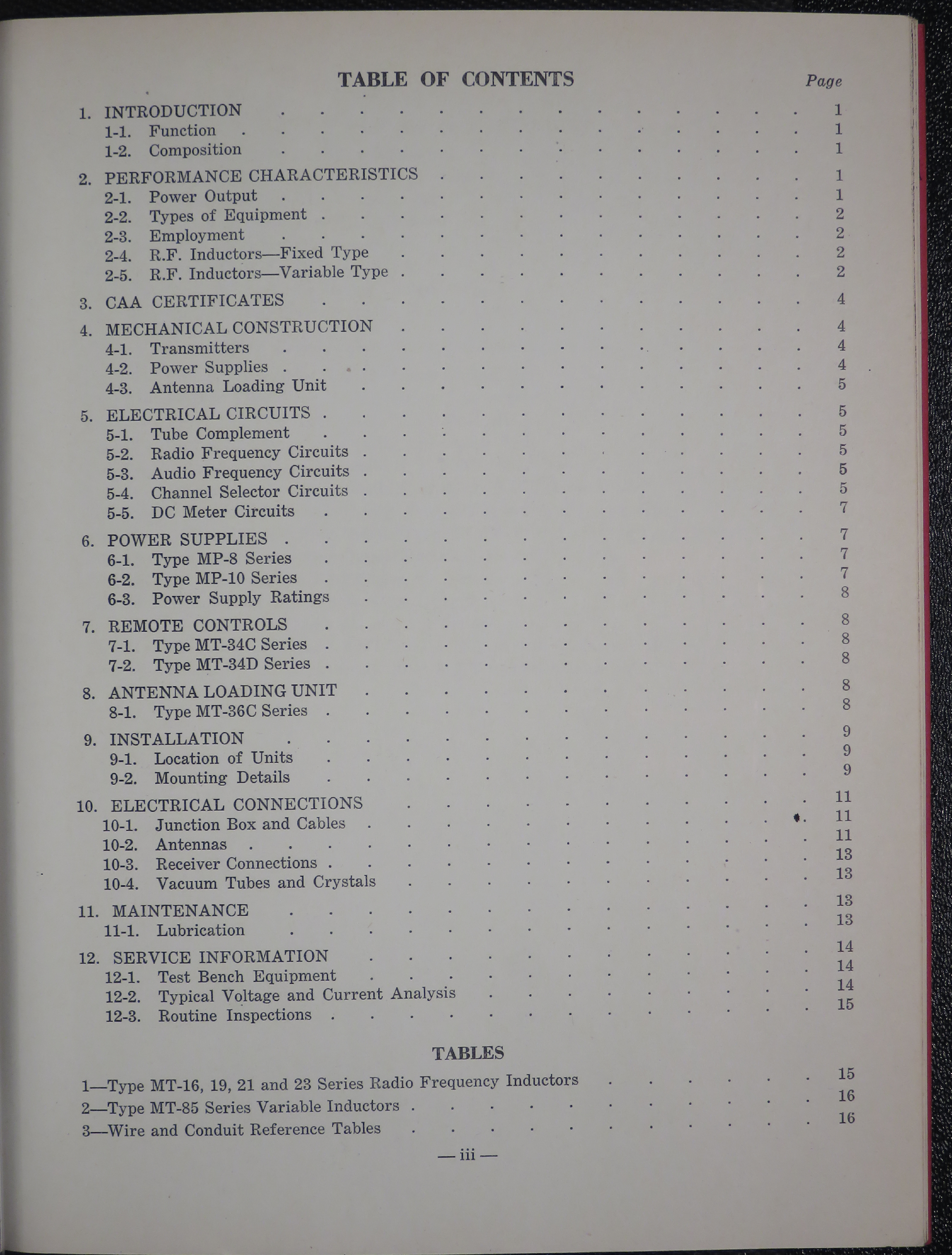 Sample page 5 from AirCorps Library document: Instruction Book for Model TA-2 Series Aircraft Transmitting Equipment