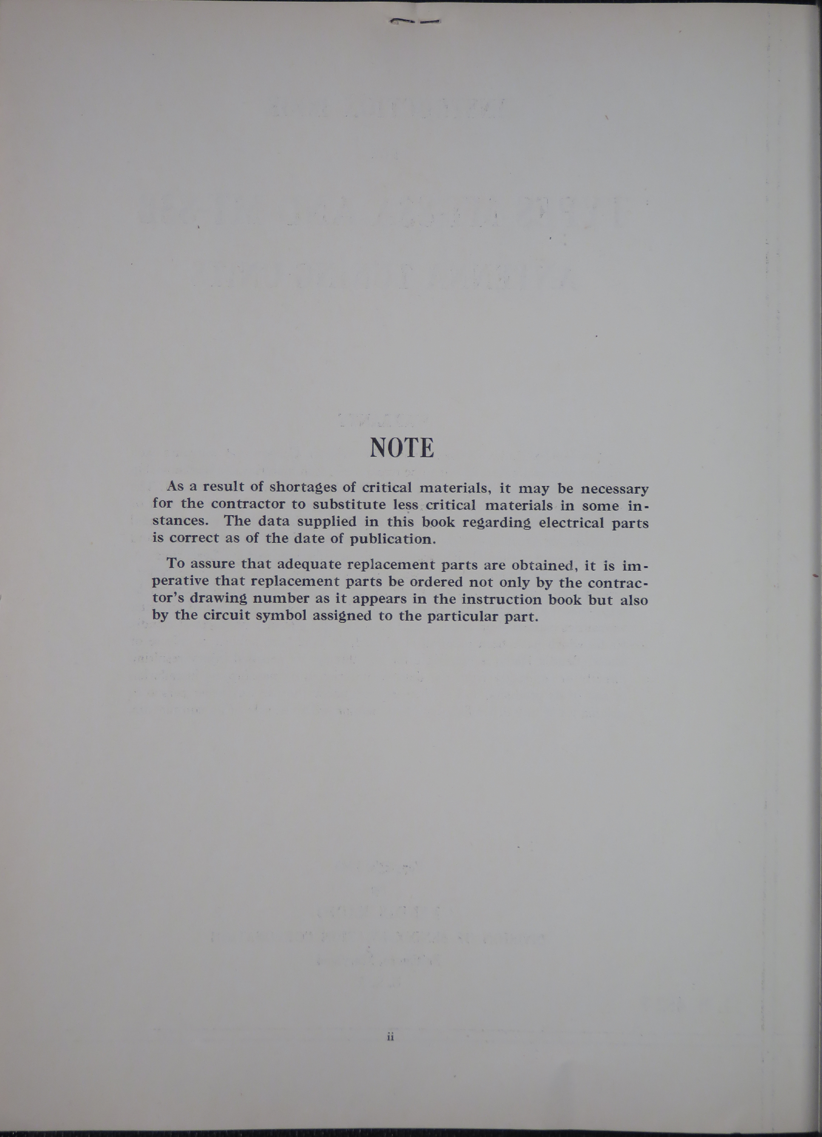 Sample page 6 from AirCorps Library document: Instruction Book for Types MT-83A and MT-83B Antenna Tuning Units