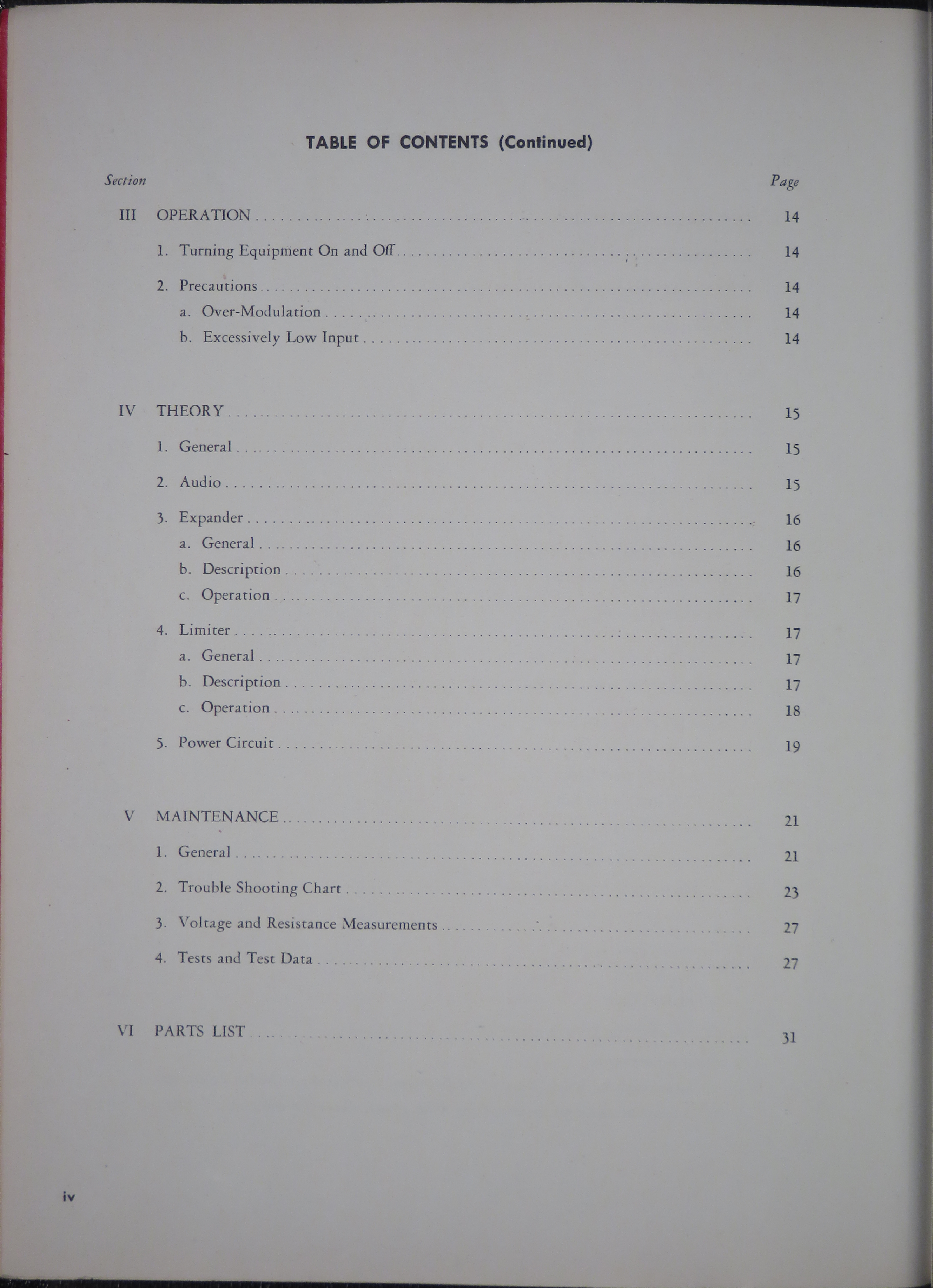 Sample page 6 from AirCorps Library document: Instruction Book for Types MT-93A and MT-93B Amplifiers