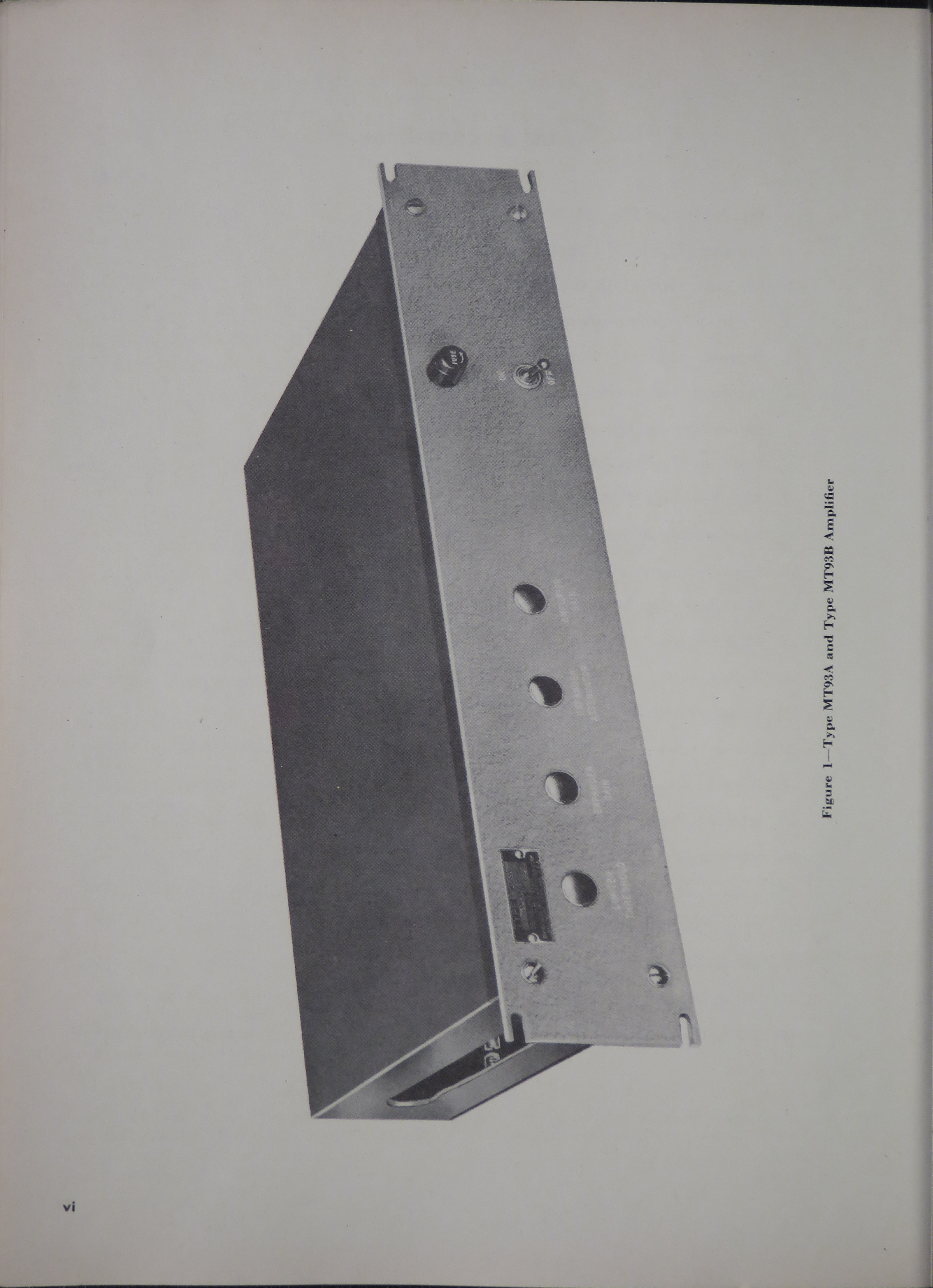 Sample page 8 from AirCorps Library document: Instruction Book for Types MT-93A and MT-93B Amplifiers