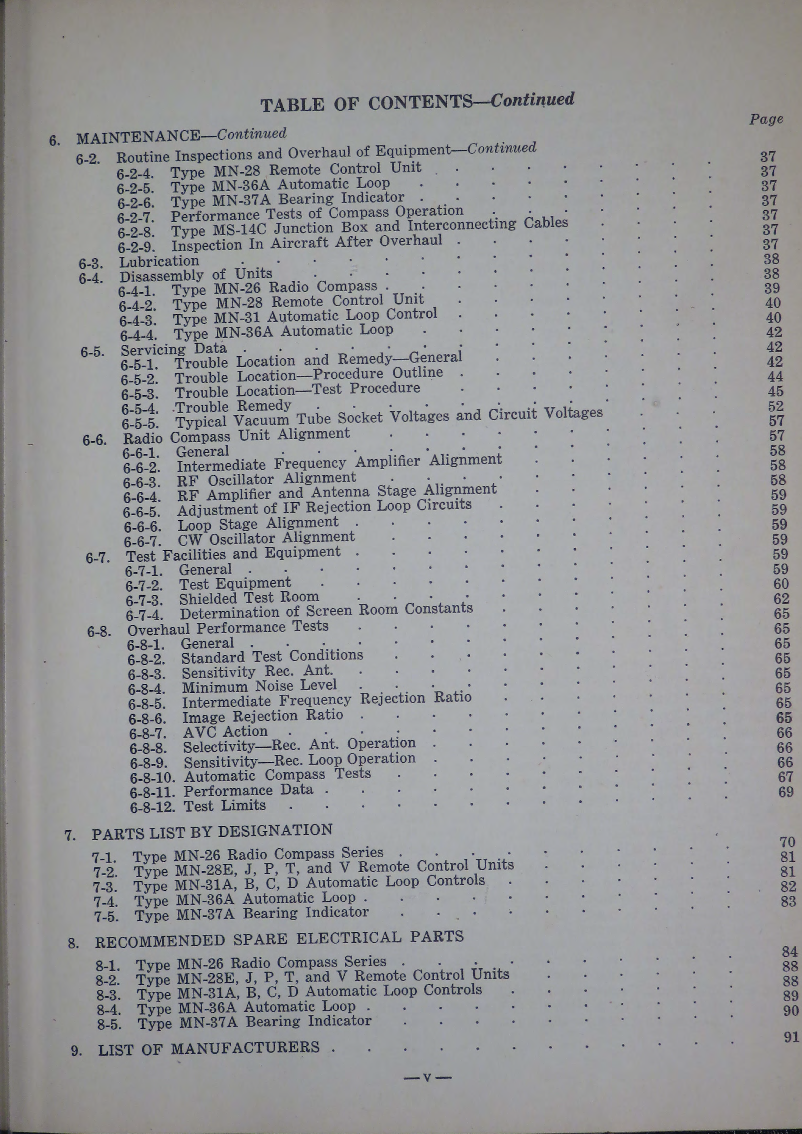 Sample page 7 from AirCorps Library document: Instruction Book for Model MN-31 Series Automatic Radio Compass Equipment for Aircraft