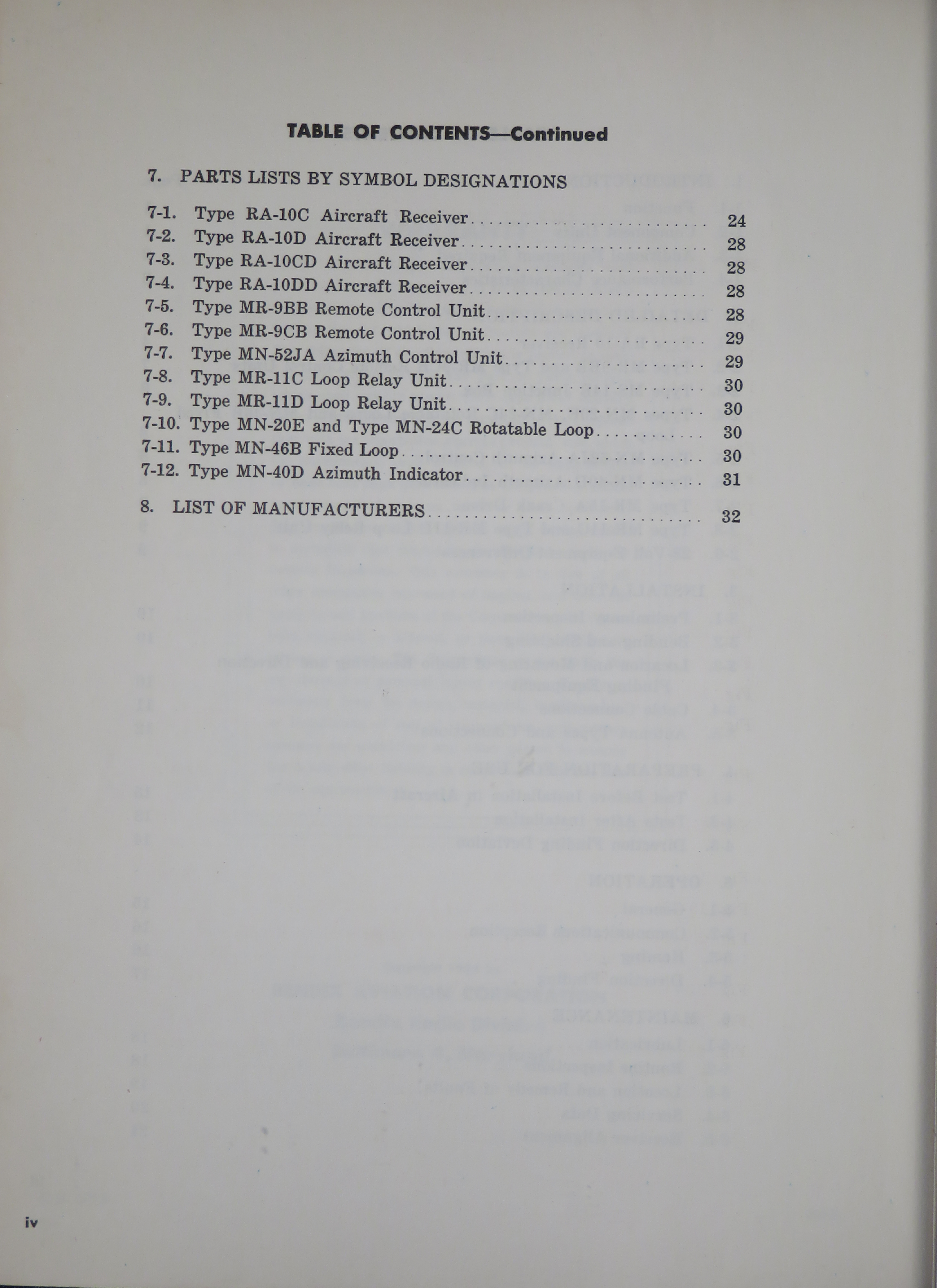 Sample page 6 from AirCorps Library document: Instruction Book for RA-10 Aircraft Receiving Equipments