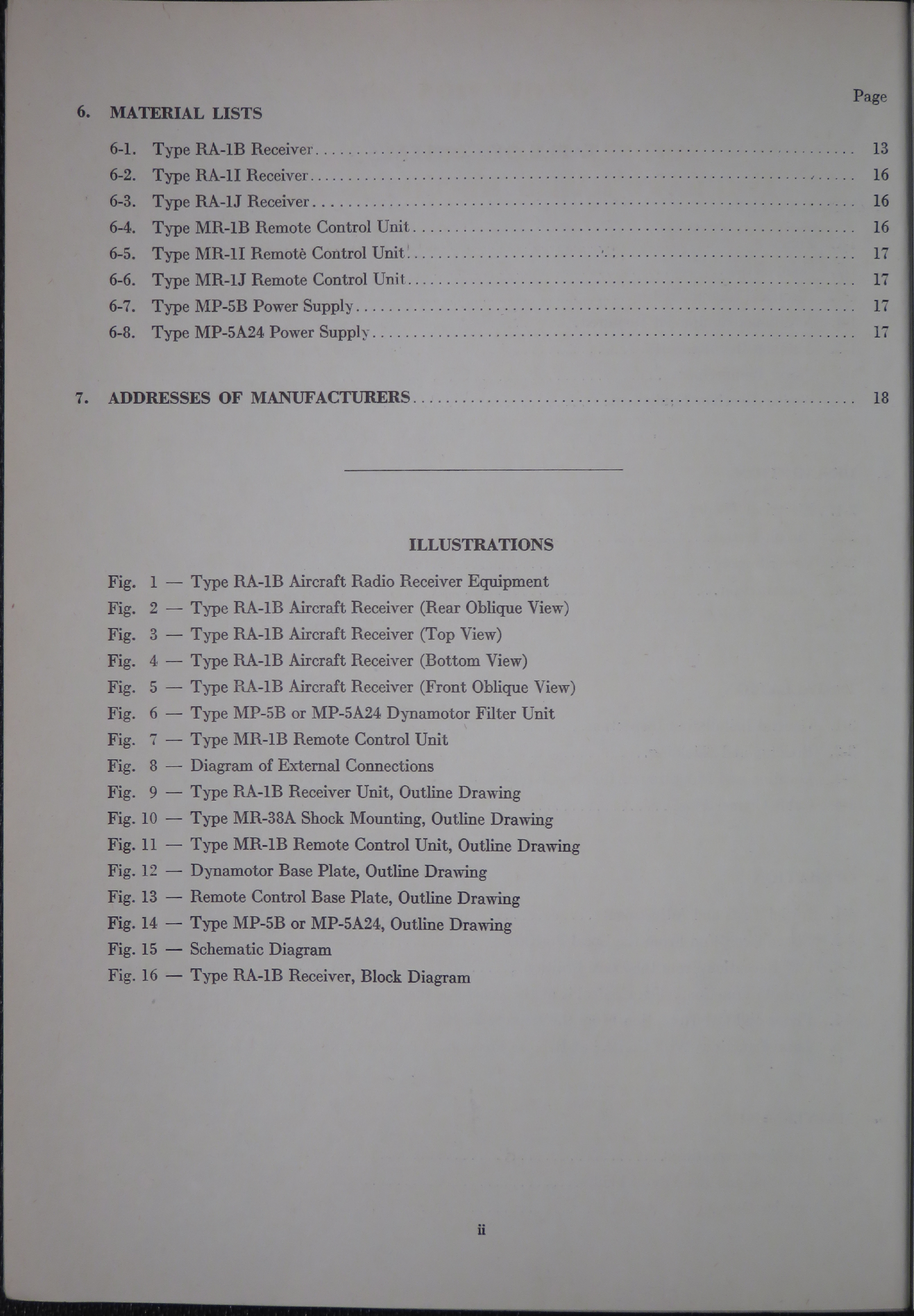 Sample page 6 from AirCorps Library document: Instruction Book for Models RA-1B, RA-11, and RA-1J Aircraft Receiving Equipment