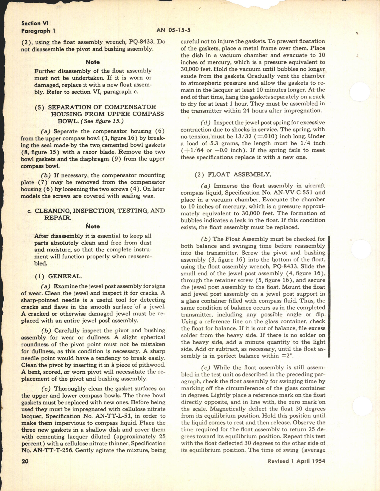 Sample page 4 from AirCorps Library document: Operation, Service, & Overhaul Inst w/ Parts Catalog for Magnesyn Remote Compass Indicators and Transmitters