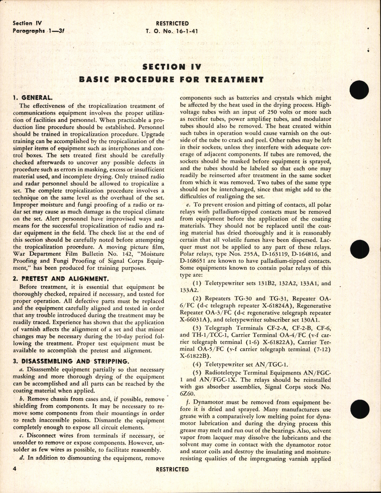 Sample page 8 from AirCorps Library document: General Instructions for Tropicalization of Communications Equipment