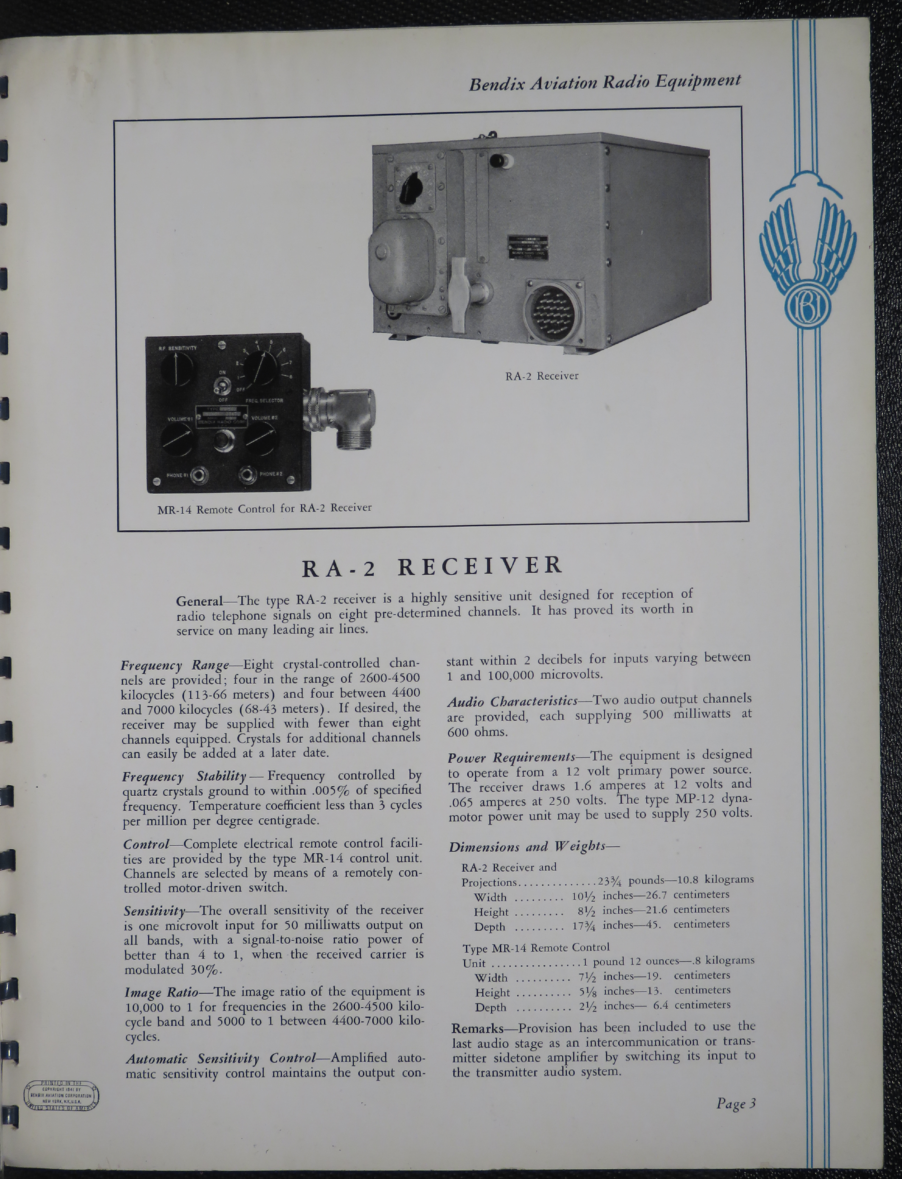 Sample page 7 from AirCorps Library document: Bendix Radio - Aviation Radio Equipment
