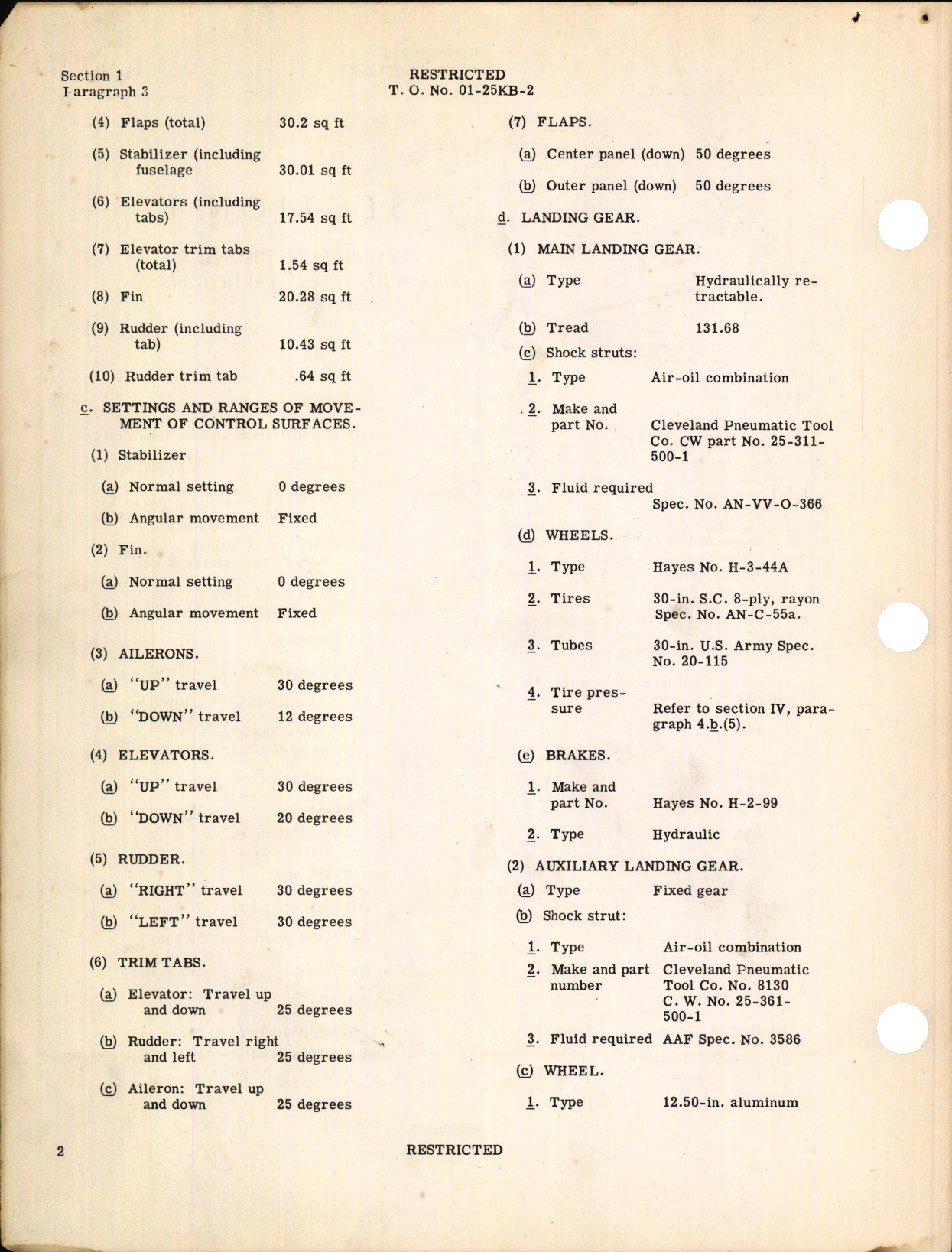Sample page 6 from AirCorps Library document: Erection & Maintenance Instructions for Army Model AT-9A Airplane