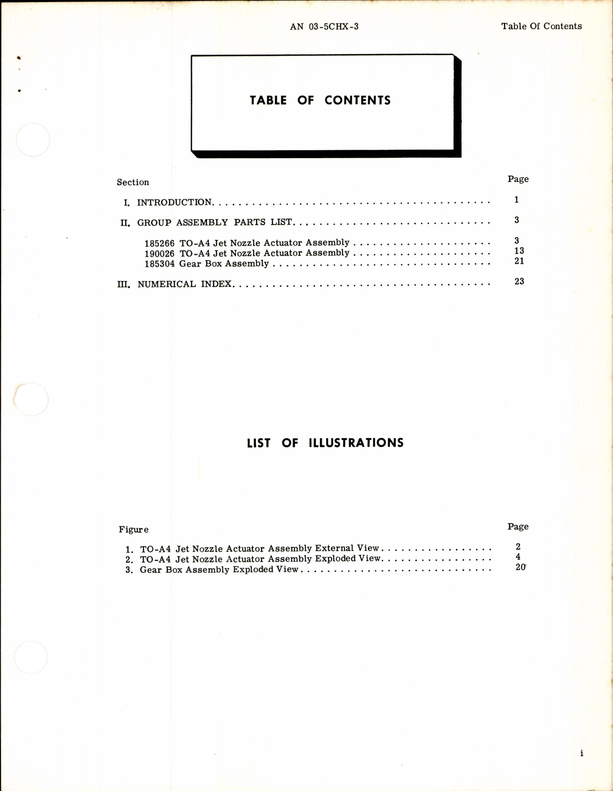 Sample page 3 from AirCorps Library document: Illustrated Parts Breakdown Jet Nozzle Actuator Model TO-A4 