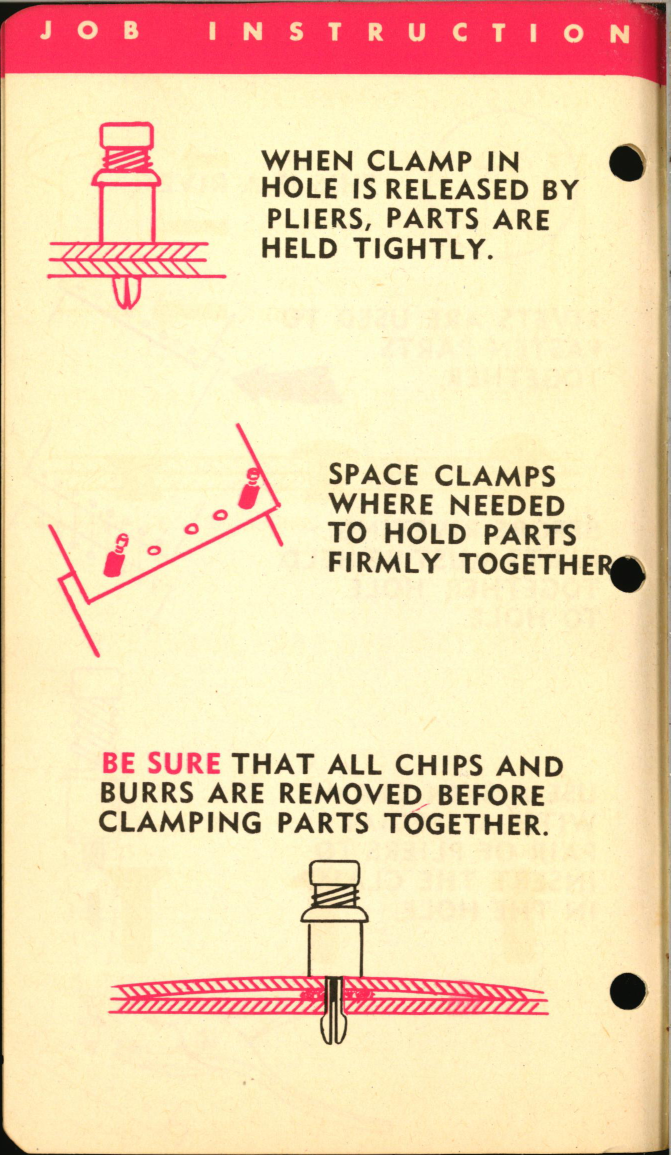 Sample page 4 from AirCorps Library document: Job Instruction - Riveting No. 2