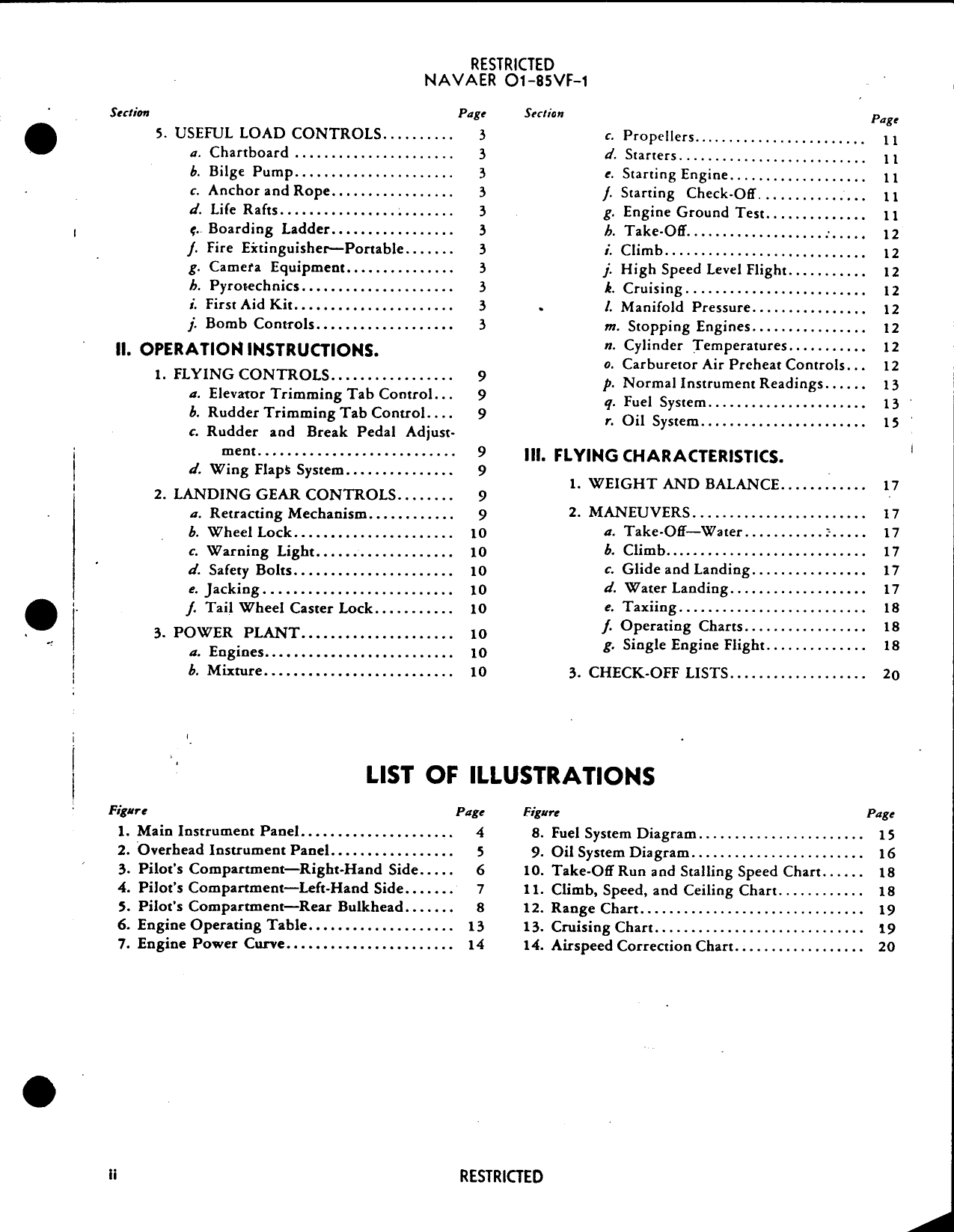 Sample page  4 from AirCorps Library document: Flight Operating Instructions - Grumman Goose JRF-5 