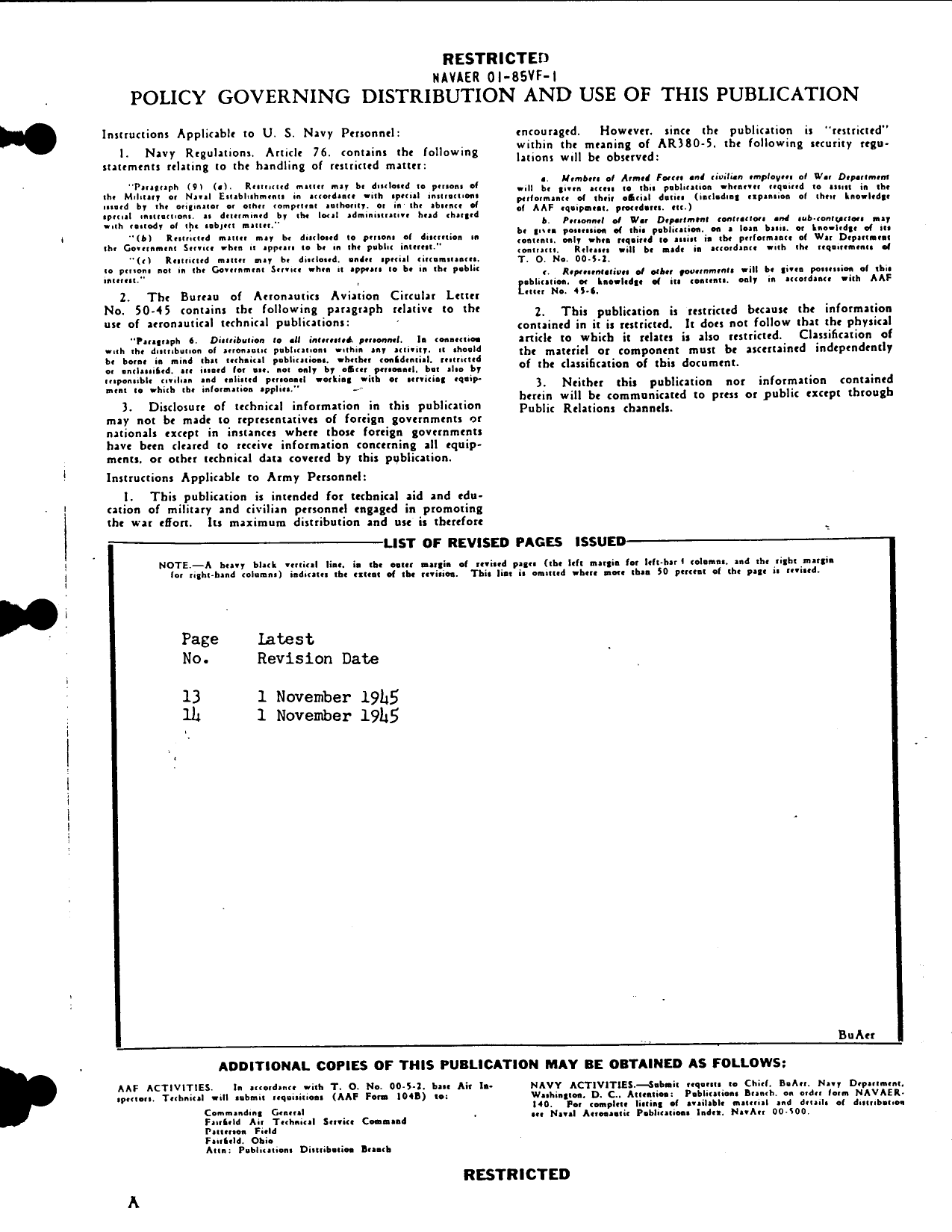 Sample page 2 from AirCorps Library document: Flight Operating Instructions - Grumman Goose JRF-5 