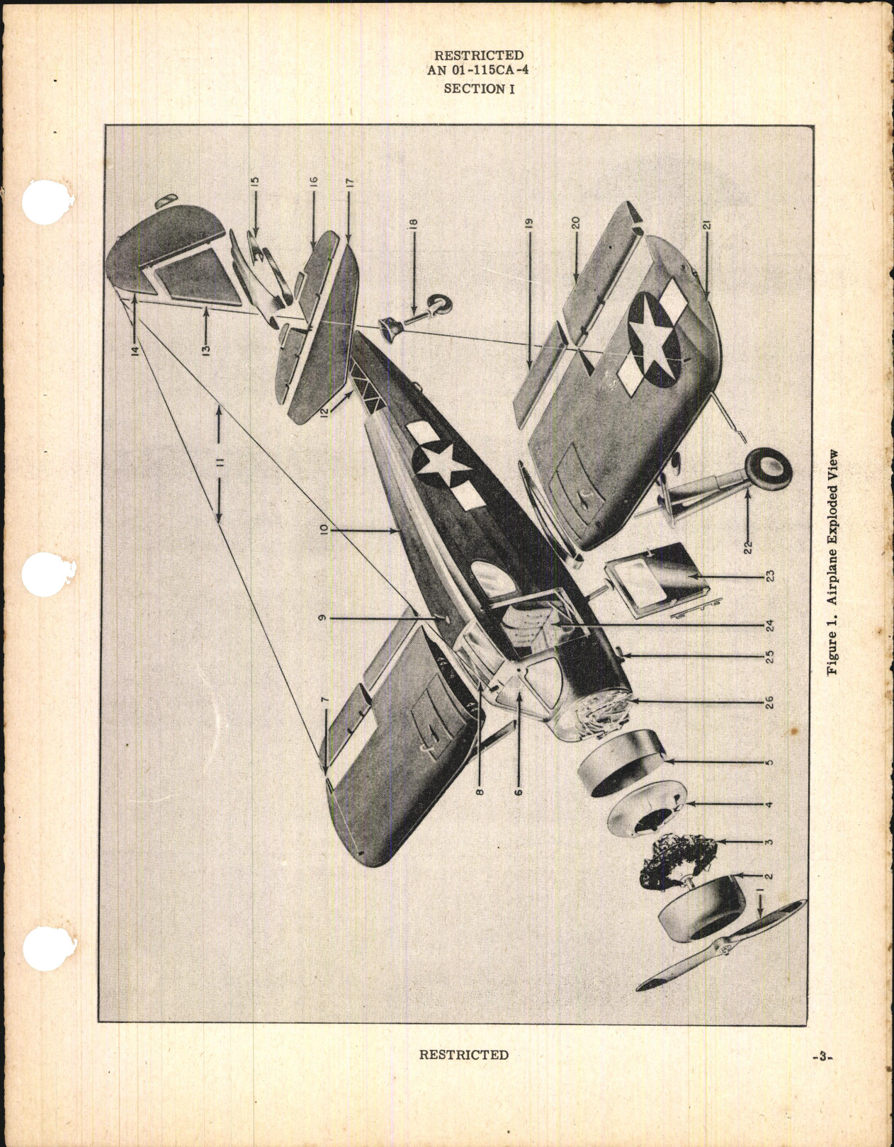 Sample page 7 from AirCorps Library document: Airplane Parts Catalog for UC-61A and UC-61K