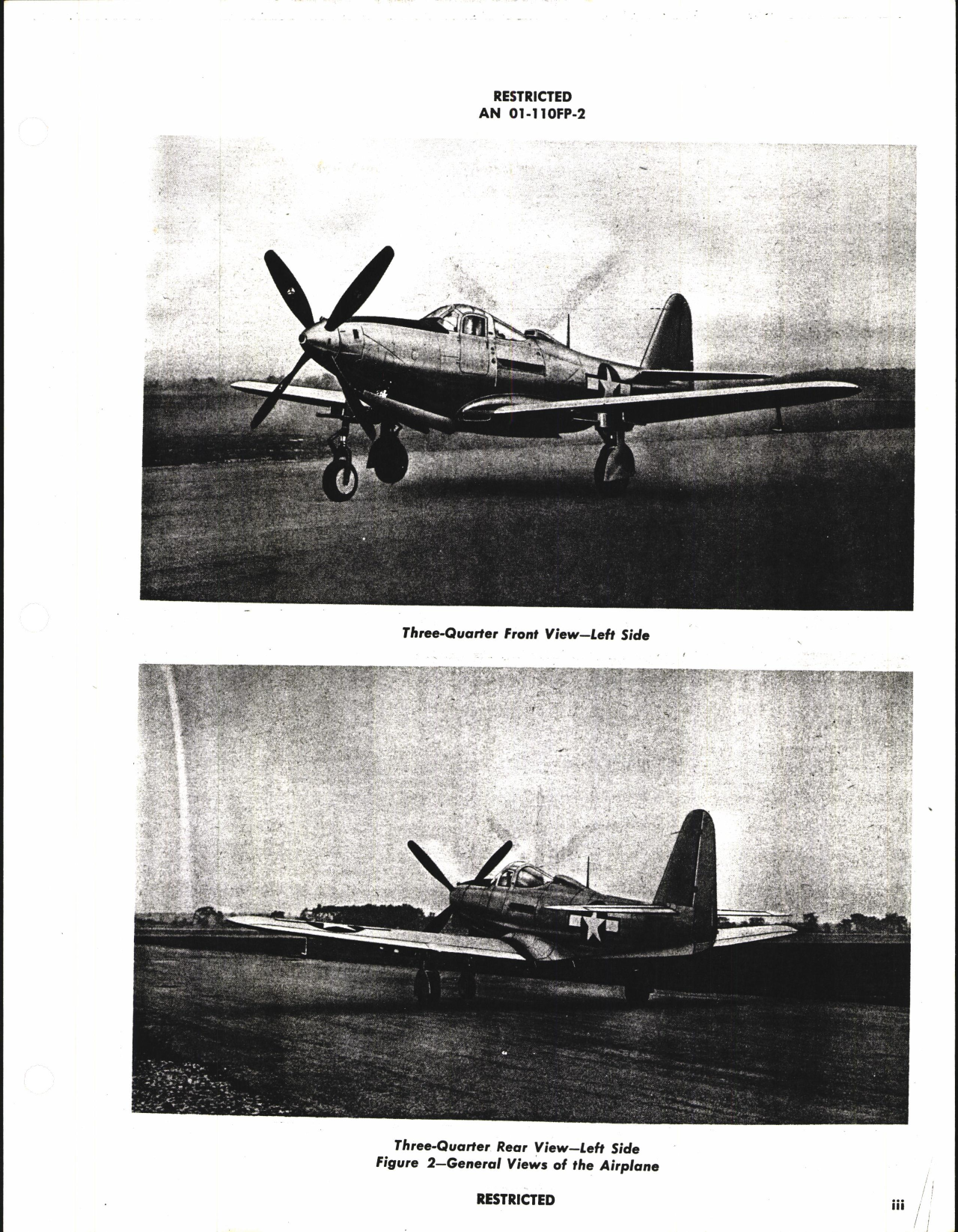 Sample page 5 from AirCorps Library document: Erection and Maintenance Instructions for Army Models P-63A and P-63C