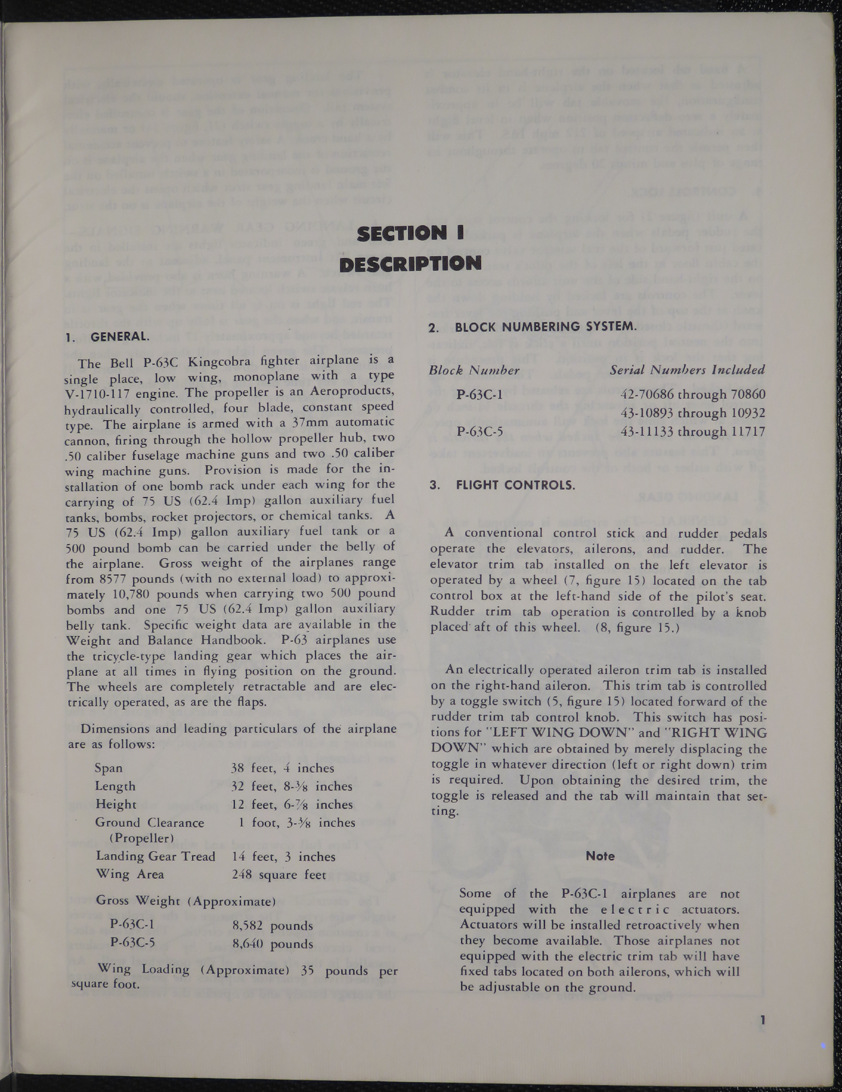 Sample page 7 from AirCorps Library document: Pilots Manual for Bell P-63 King Cobra