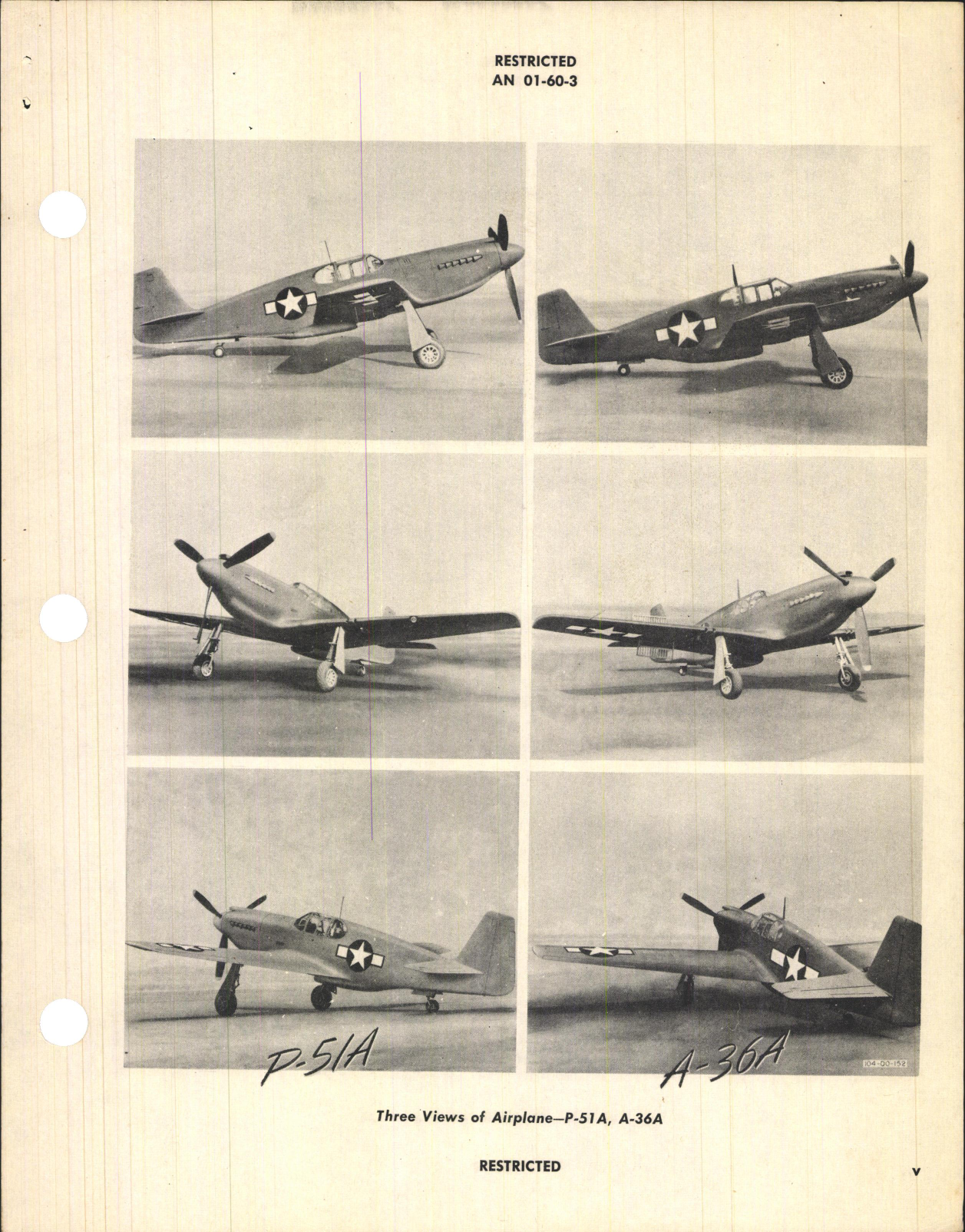 Sample page 7 from AirCorps Library document: Structural Repair Instructions for A-36 Series and P-51 Series
