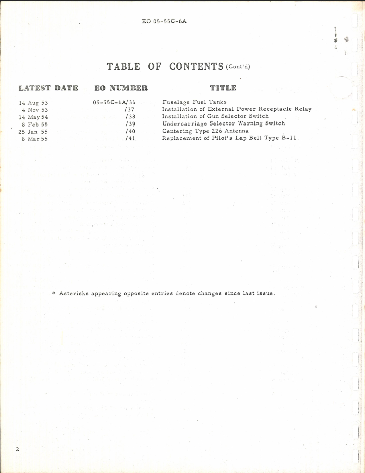 Sample page 8 from AirCorps Library document: List of Field Modifications for Mustang 4