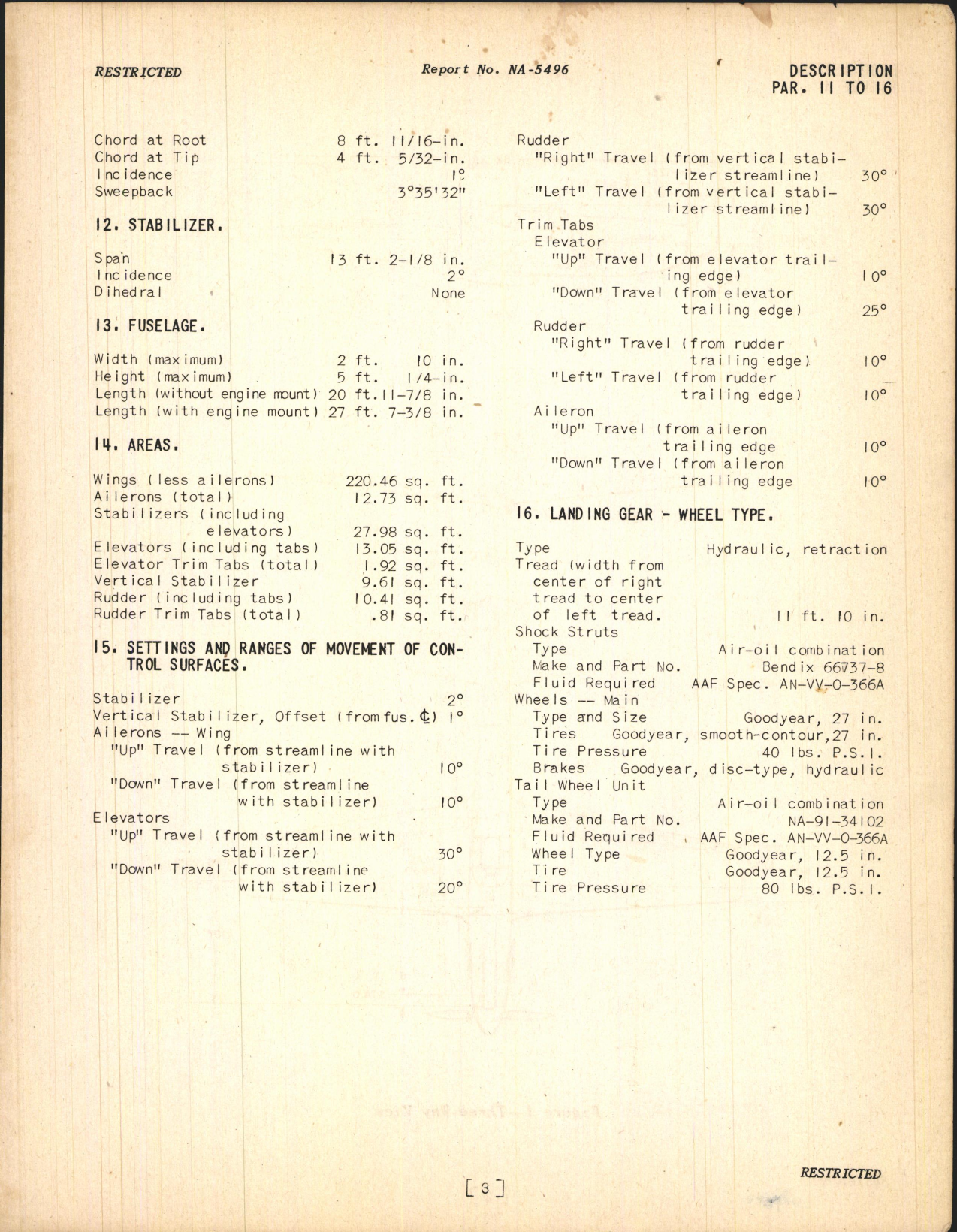 Sample page 5 from AirCorps Library document: Preliminary Service & Maintenance Instructions Handbook for the Fighter-Divebomber Model A-36A