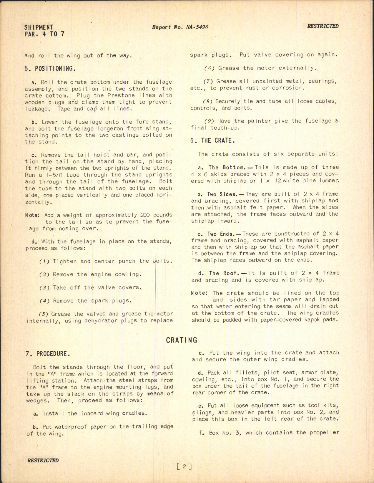 Sample page 8 from AirCorps Library document: Preliminary Service & Maintenance Instructions Handbook for the Fighter-Divebomber Model A-36A