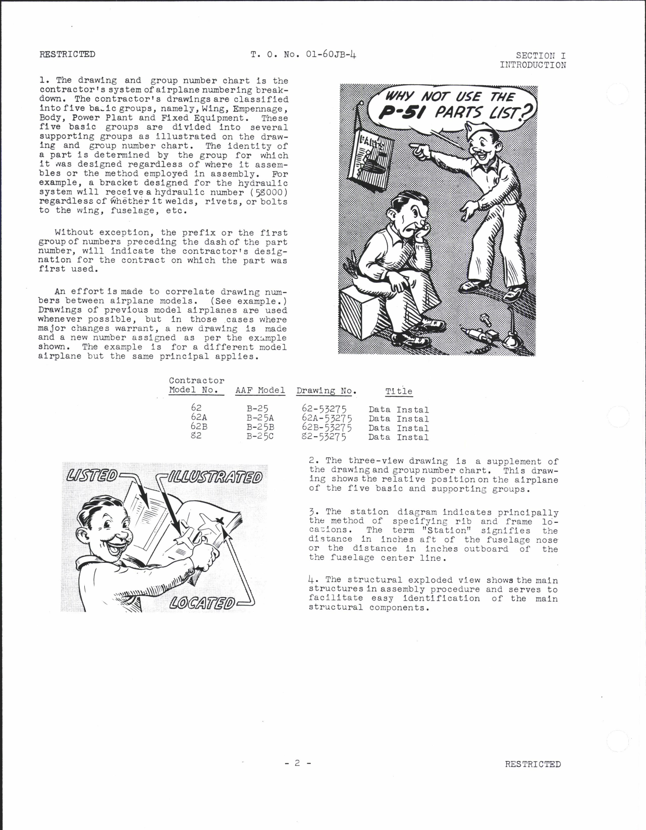 Sample page 6 from AirCorps Library document: Parts Catalog for P-51 Airplane