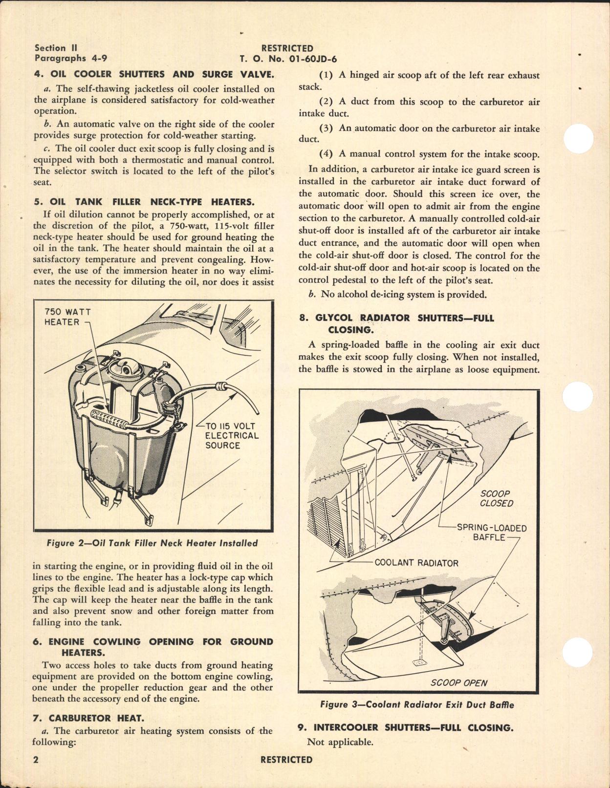 Sample page 6 from AirCorps Library document: Handbook of Instructions for Winterized P-51B-5 and P-51C-1 Series Airplanes